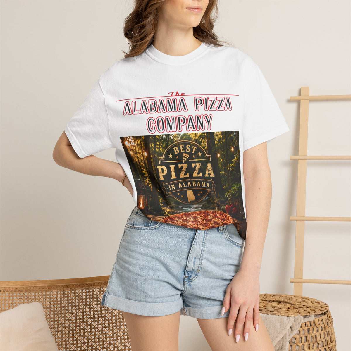 Alabama Pizza Company T‑Shirt – Best Pizza in Alabama Graphic Tee