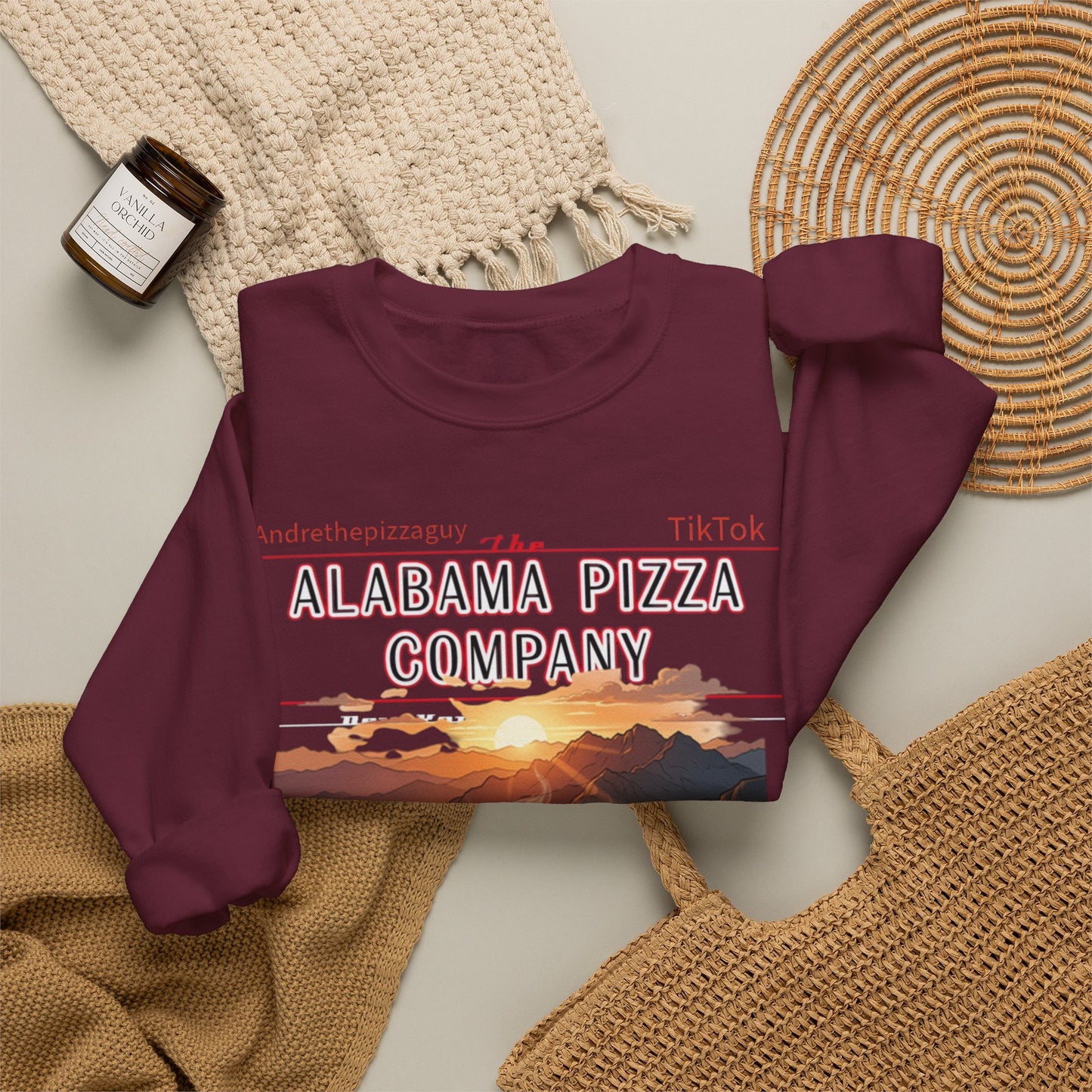 Alabama Pizza Company Sweatshirt – Vintage Mountain Pizza Crewneck