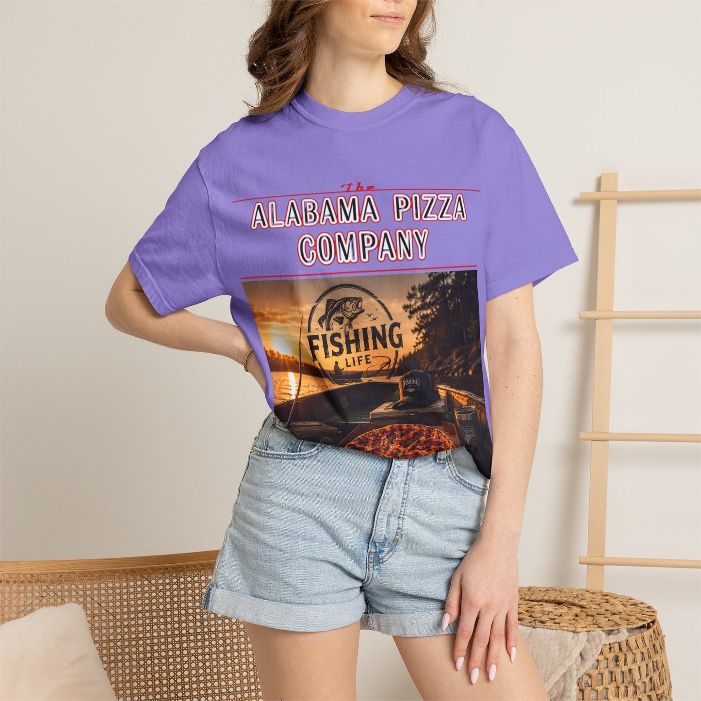 Alabama Pizza Co. Fishing Life T-Shirt