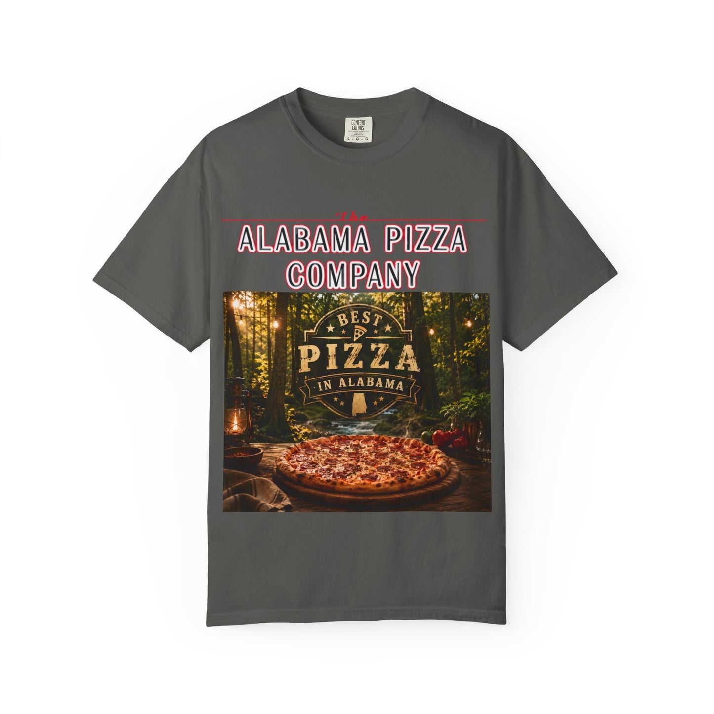 Alabama Pizza Company T‑Shirt – Best Pizza in Alabama Graphic Tee