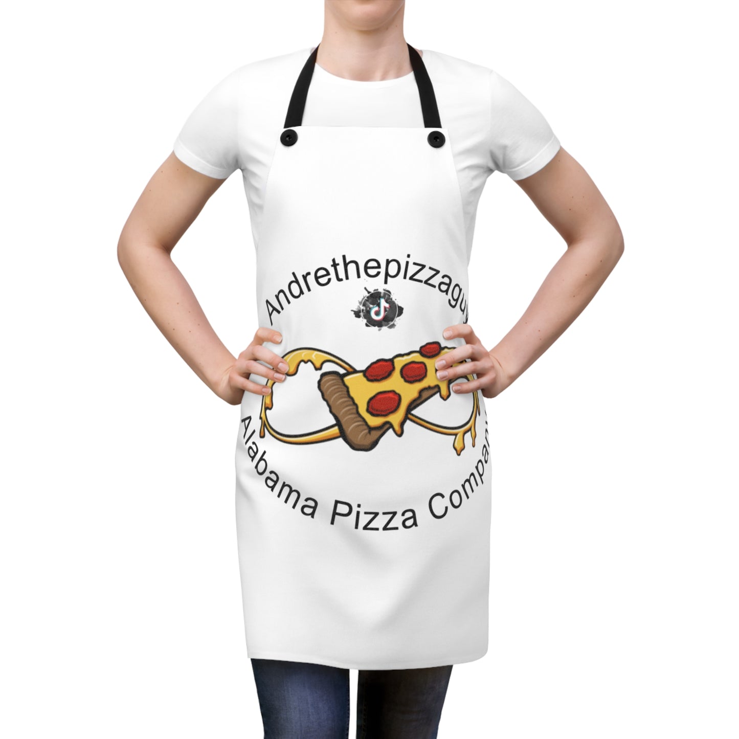 Apron - Andrethepizzaguy Alabama Pizza Company Logo Apron