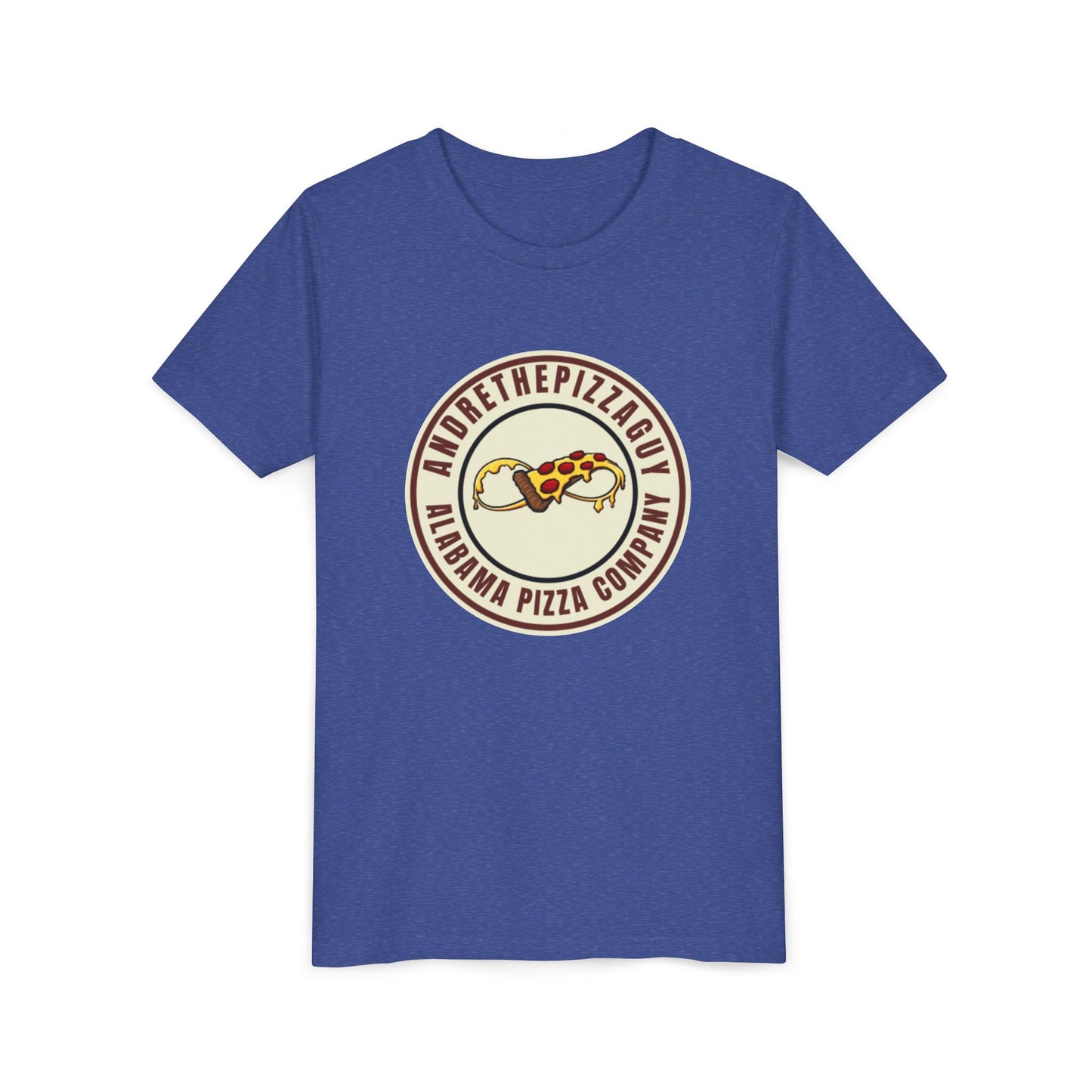 Youth T-Shirt — "AndreThePizzaGuy" Alabama Pizza Company Logo Tee