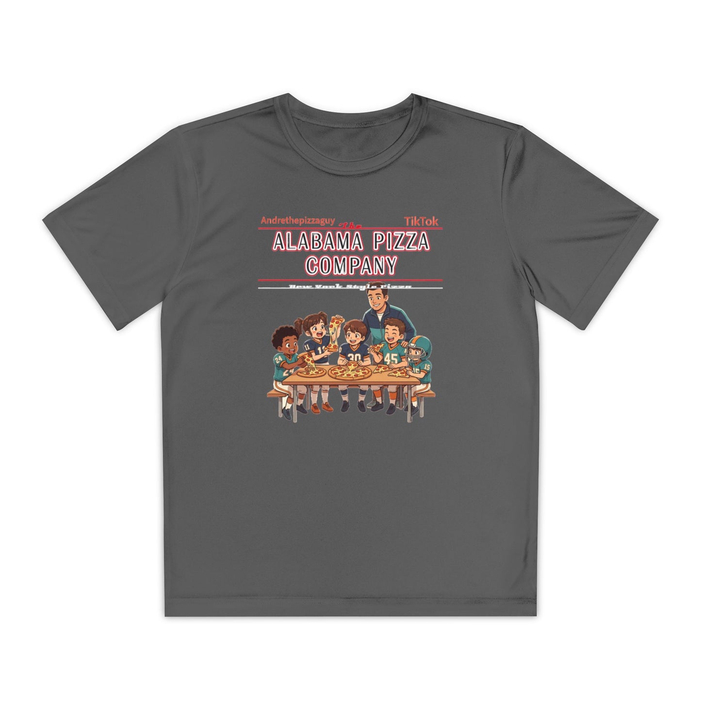 Alabama Pizza Company Kids Tee – Retro Pizza Night Graphic Youth T-Shirt