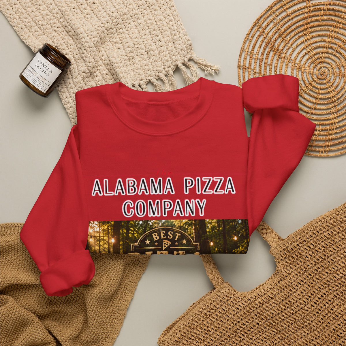 Alabama Pizza Company Sweatshirt — "Best Pizza in Alabama" Crewneck