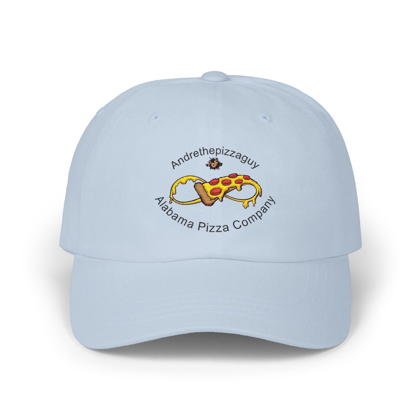 Pizza Logo Dad Cap – “Andreythepizzaguy” Alabama Pizza Company Embroidered Hat