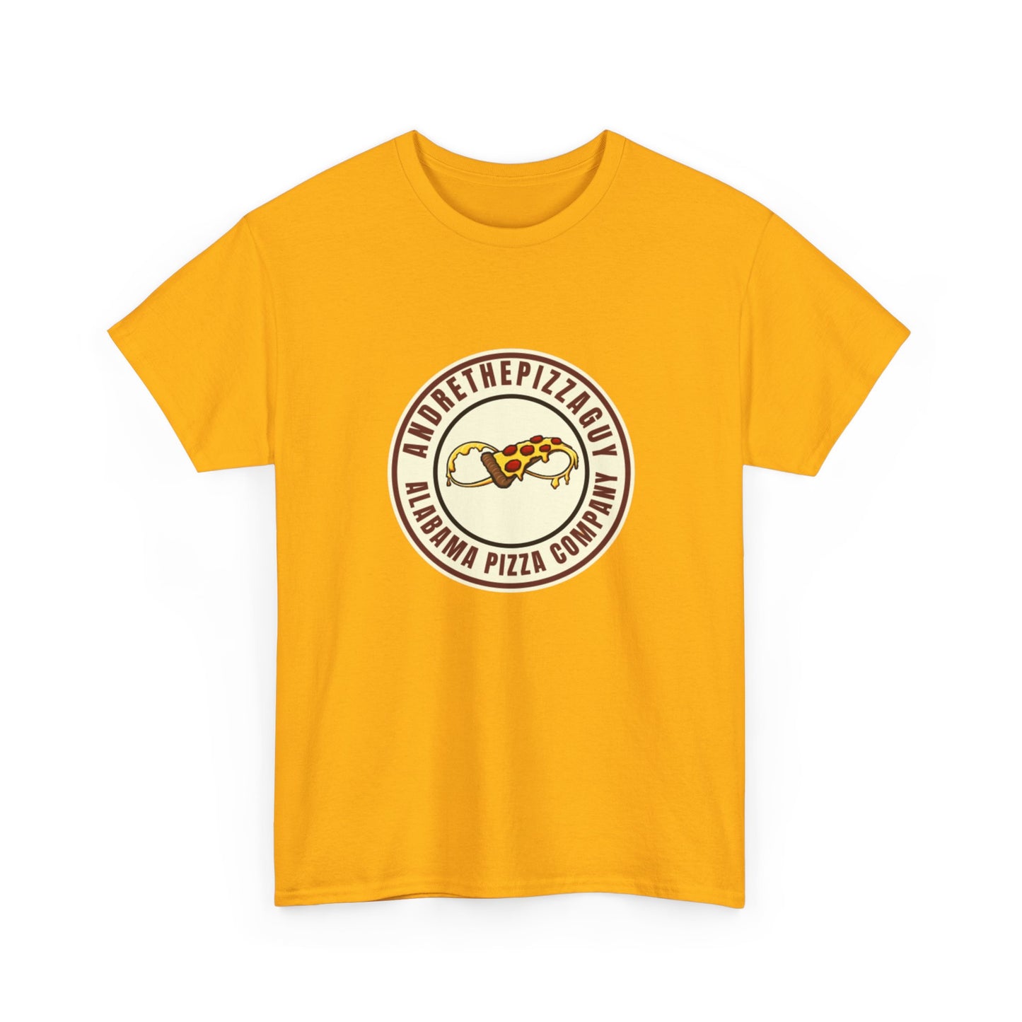 Pizza Company Logo Tee — Vintage Pepperoni Slice Graphic T-Shirt