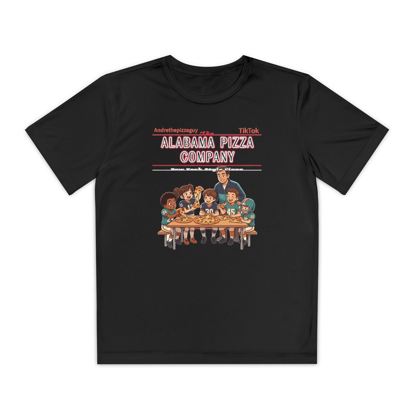Alabama Pizza Company Kids Tee – Retro Pizza Night Graphic Youth T-Shirt