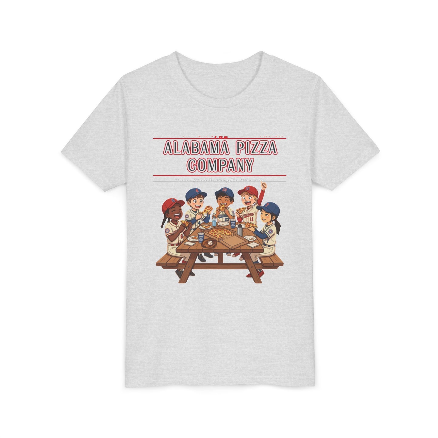 Youth Tee — Alabama Pizza Company Kids Pizza Party Shirt