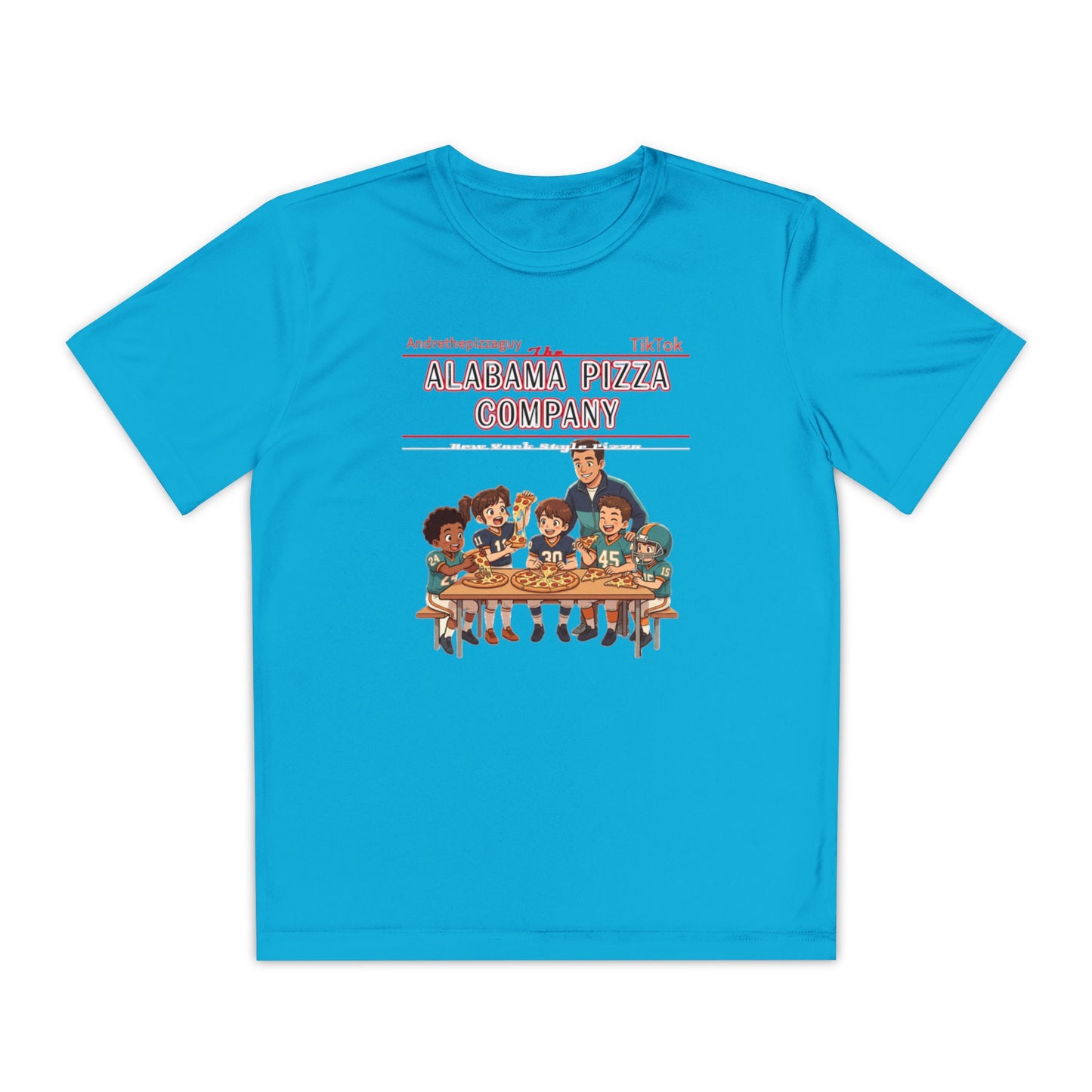 Alabama Pizza Company Kids Tee – Retro Pizza Night Graphic Youth T-Shirt