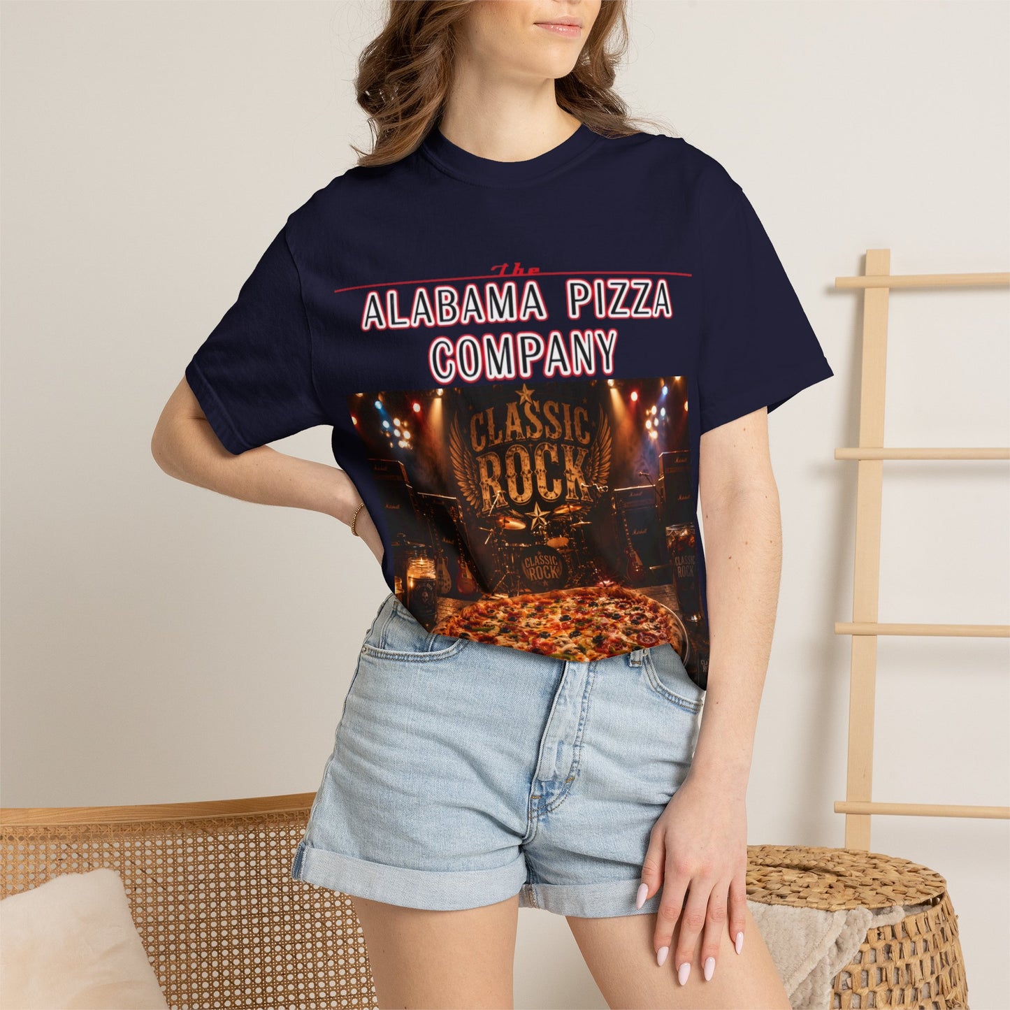 Pizza & Classic Rock T-Shirt — The Alabama Pizza Company Graphic Tee