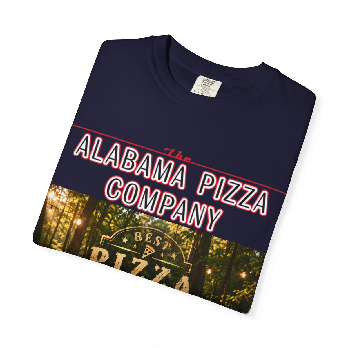 Alabama Pizza Company T-Shirt — Rustic Wood-Fired Pizza Graphic Tee