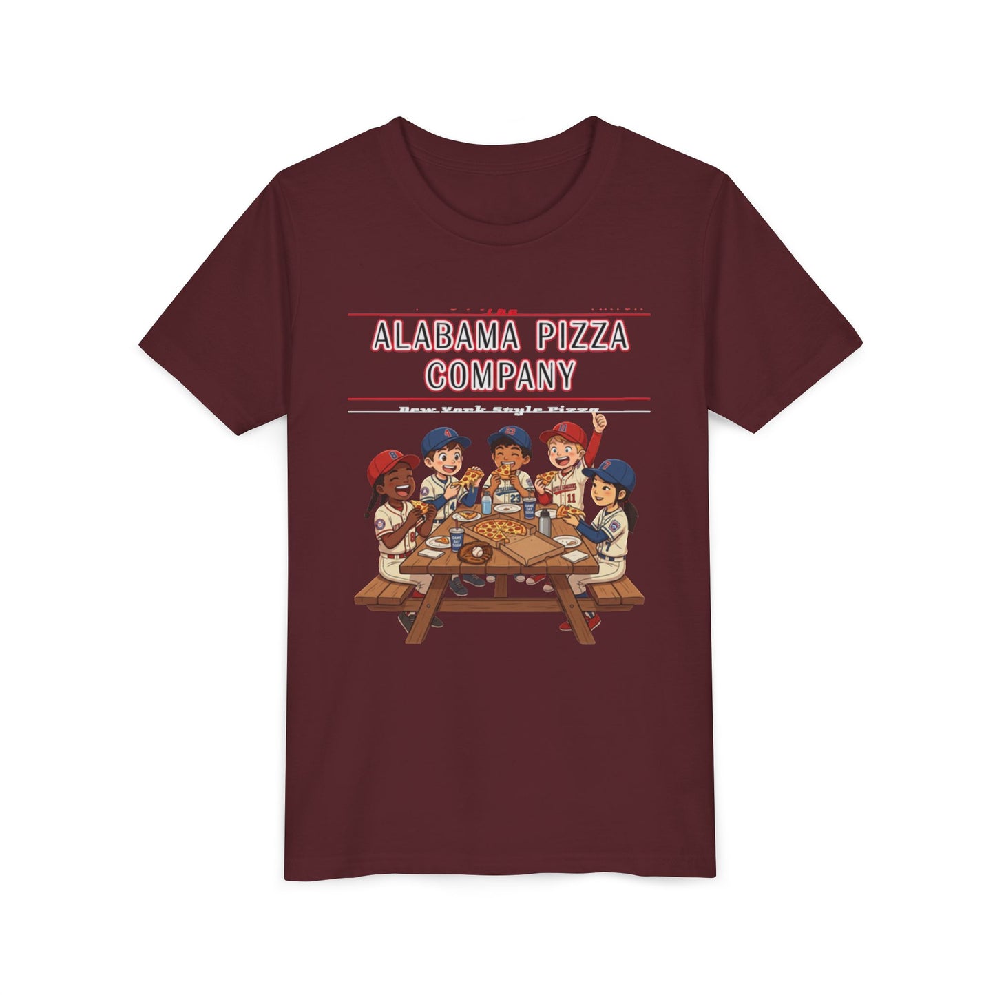 Youth Tee — Alabama Pizza Company Kids Pizza Party Shirt