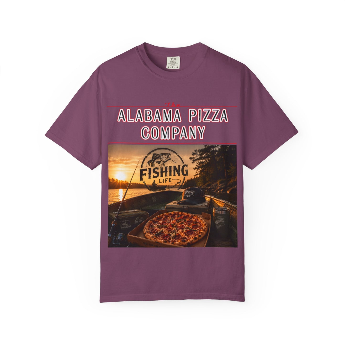 Alabama Pizza Co. Fishing Life T-Shirt