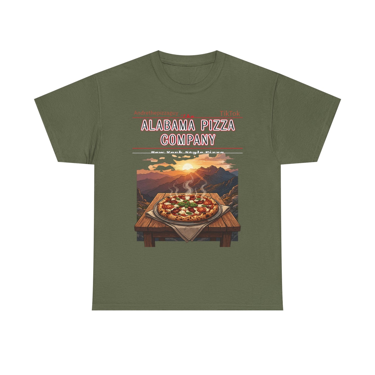 Alabama Pizza Company Tee – Scenic Mountain Pizza Graphic Shirt