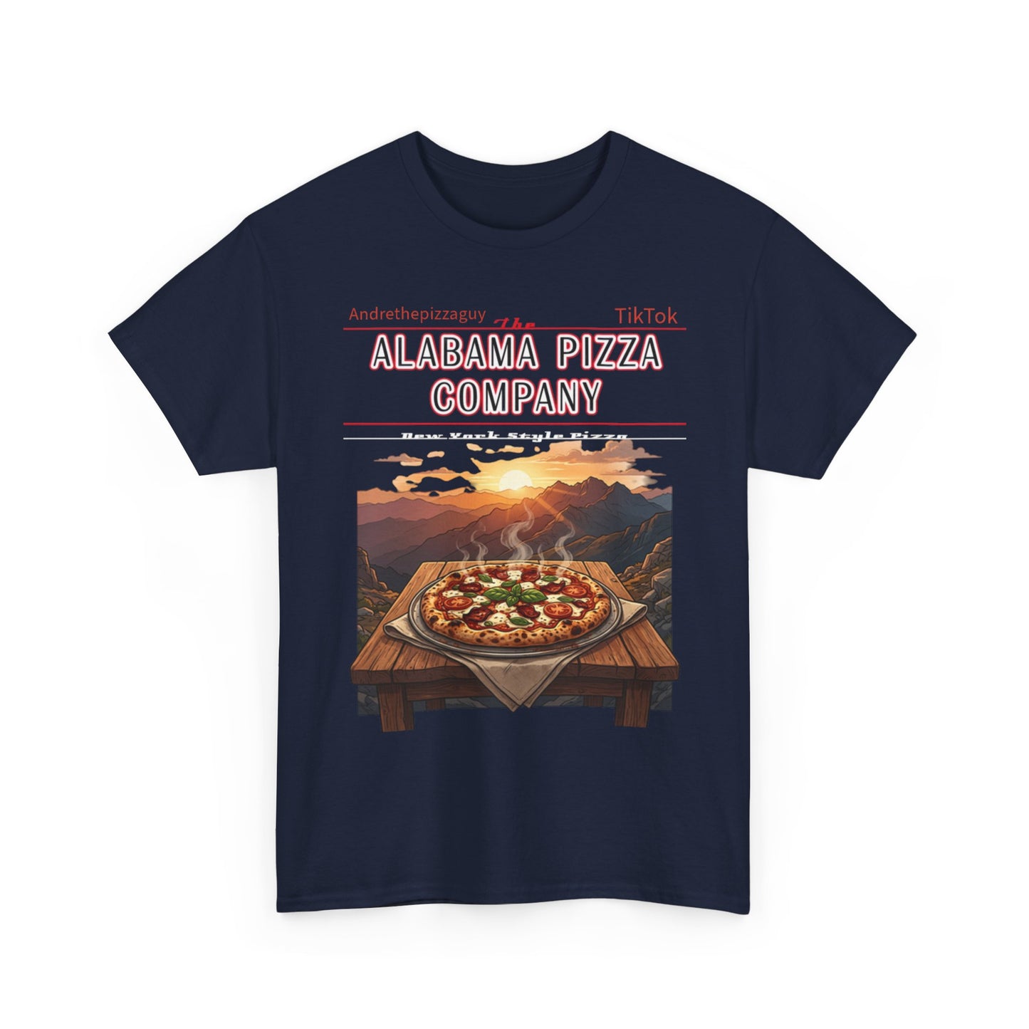 Alabama Pizza Company Tee – Scenic Mountain Pizza Graphic Shirt