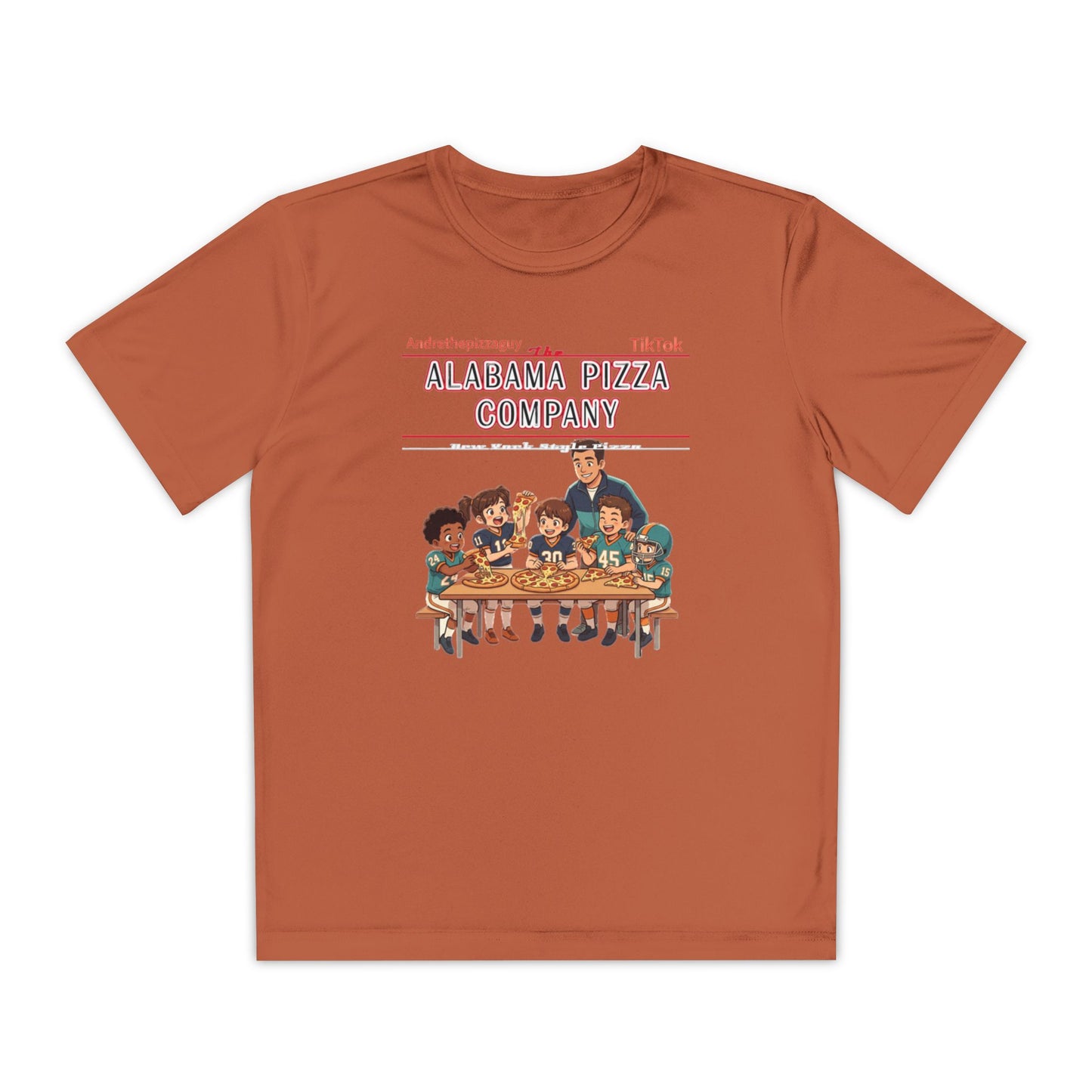 Alabama Pizza Company Kids Tee – Retro Pizza Night Graphic Youth T-Shirt