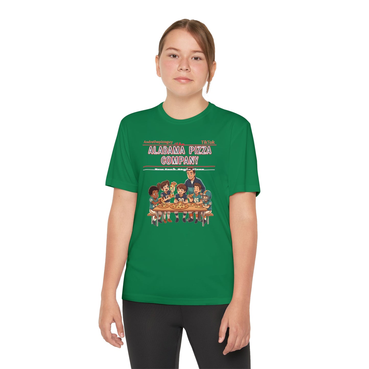 Alabama Pizza Company Kids Tee – Retro Pizza Night Graphic Youth T-Shirt