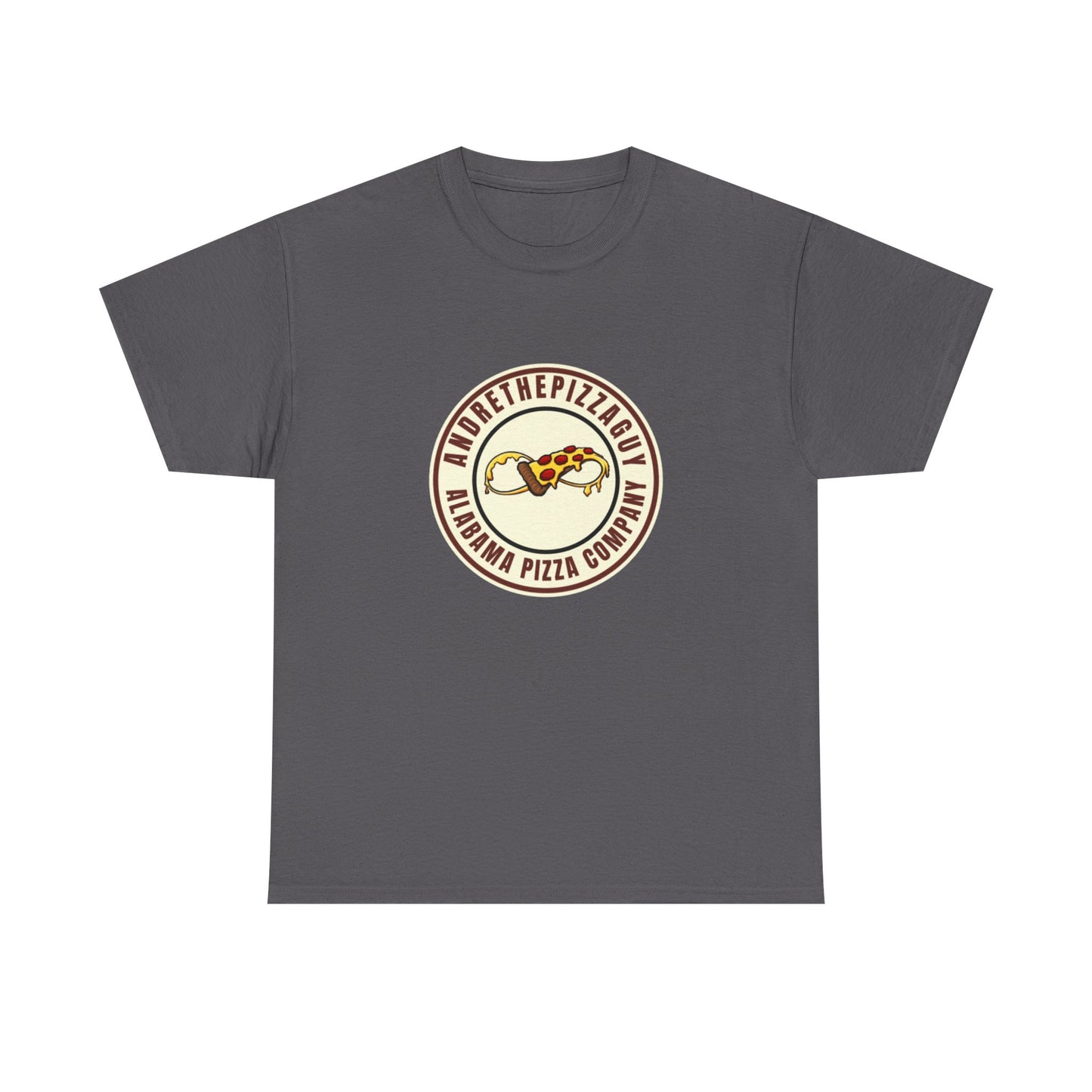 Pizza Company Logo Tee — Vintage Pepperoni Slice Graphic T-Shirt
