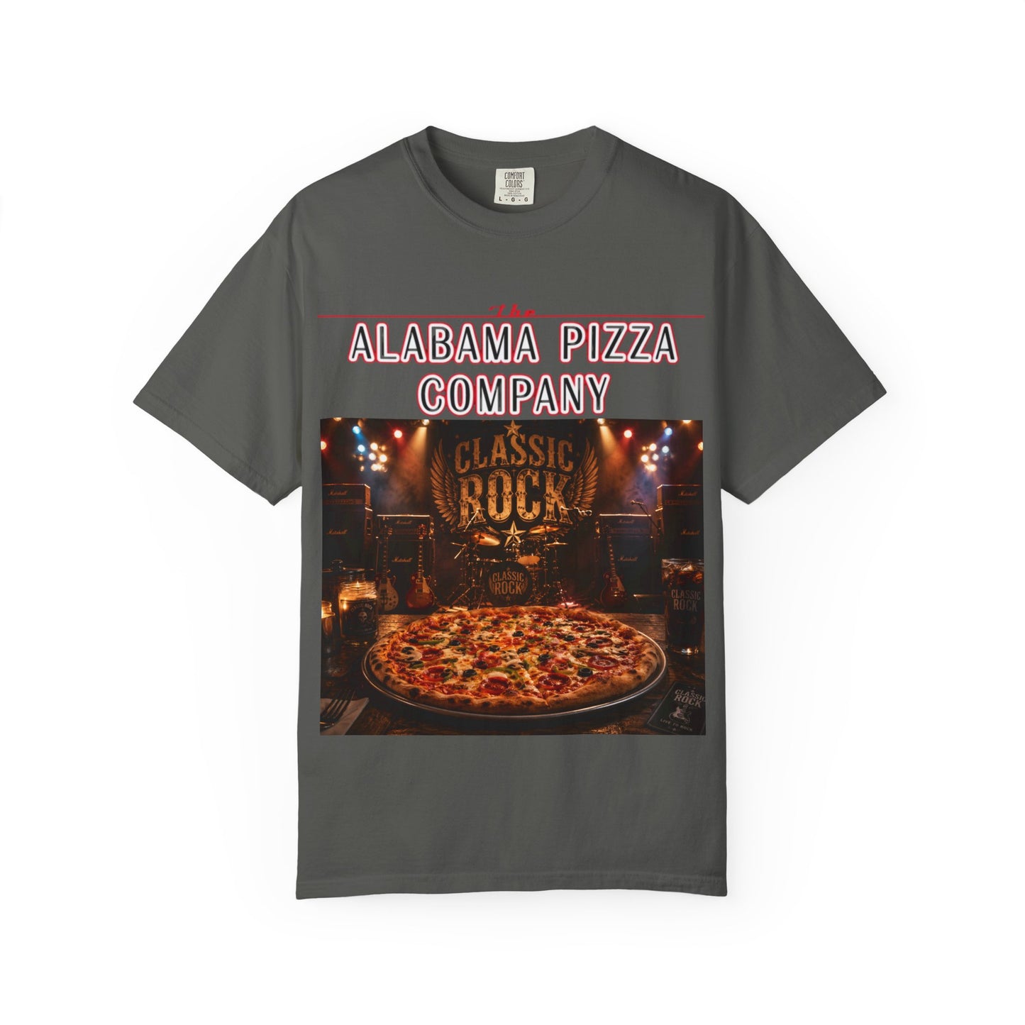 Pizza & Classic Rock T-Shirt — The Alabama Pizza Company Graphic Tee