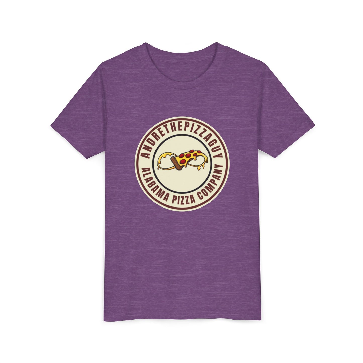 Youth T-Shirt — "AndreThePizzaGuy" Alabama Pizza Company Logo Tee