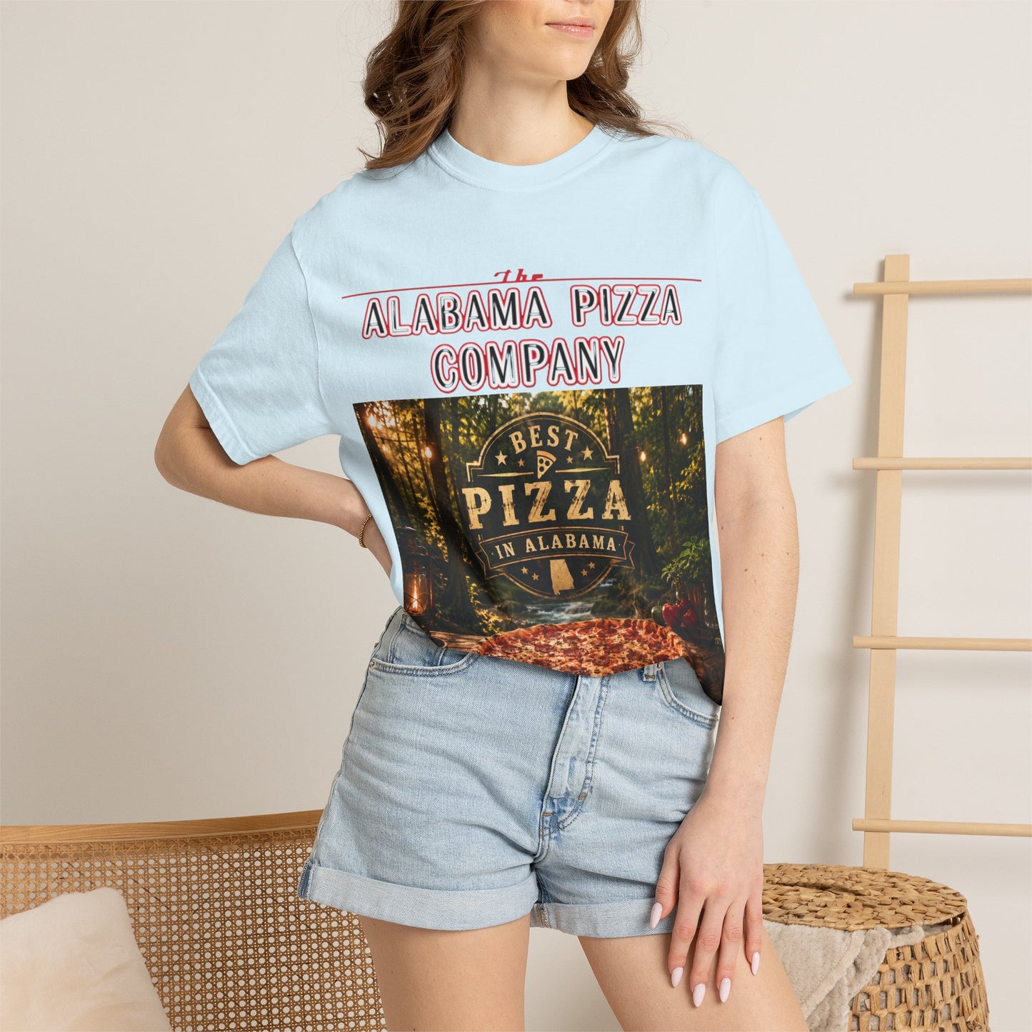 Alabama Pizza Company T‑Shirt – Best Pizza in Alabama Graphic Tee