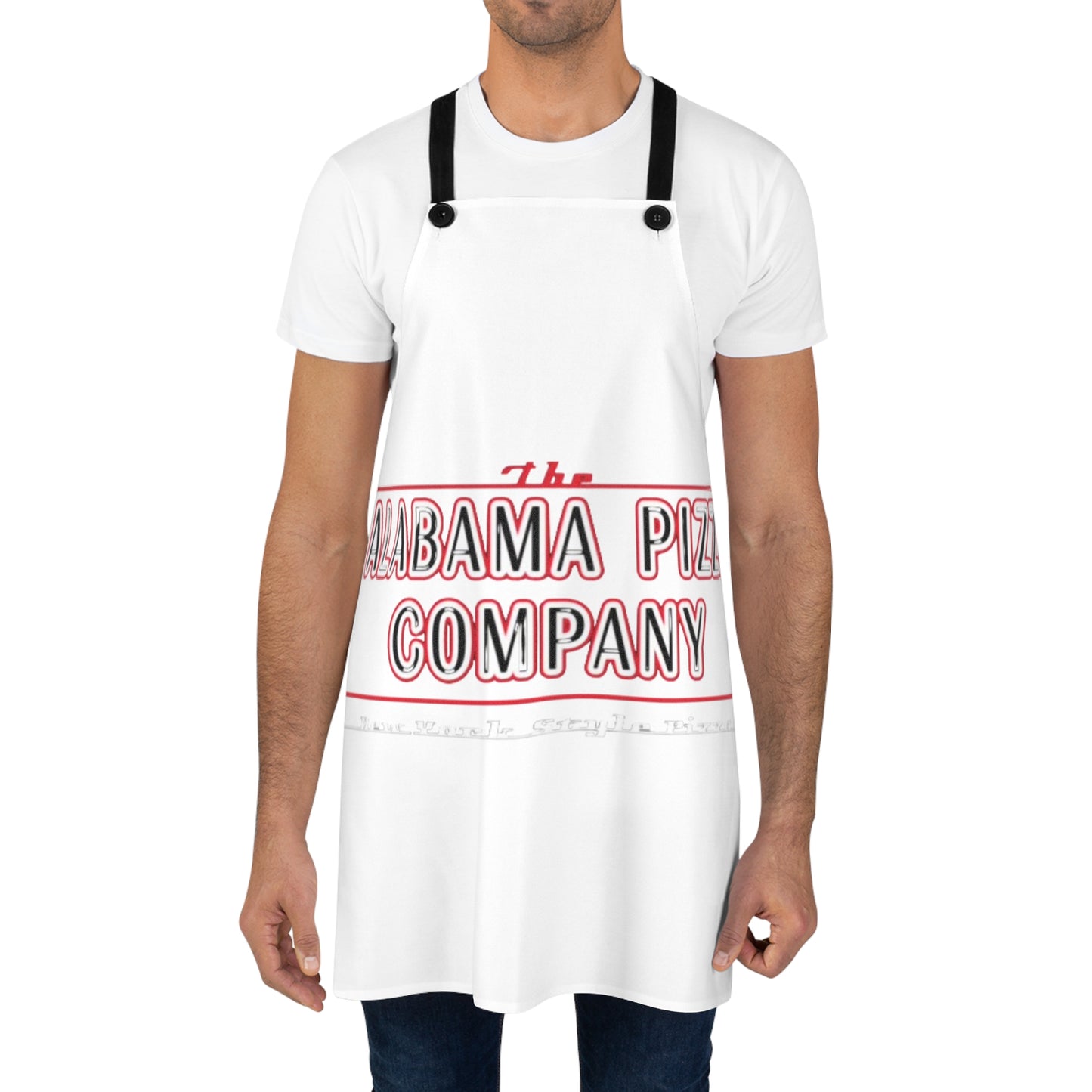 Apron — Alabama Pizza Company Retro Logo Kitchen Apron