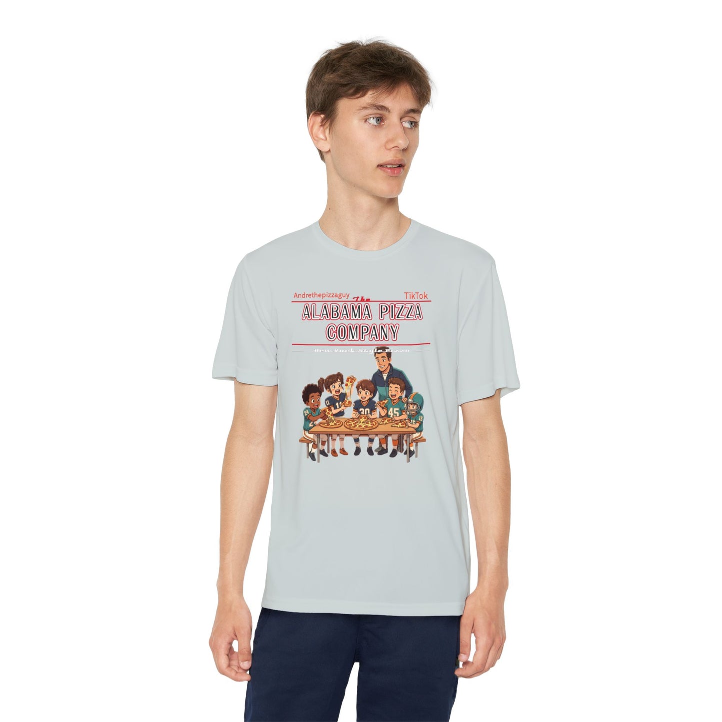 Alabama Pizza Company Kids Tee – Retro Pizza Night Graphic Youth T-Shirt