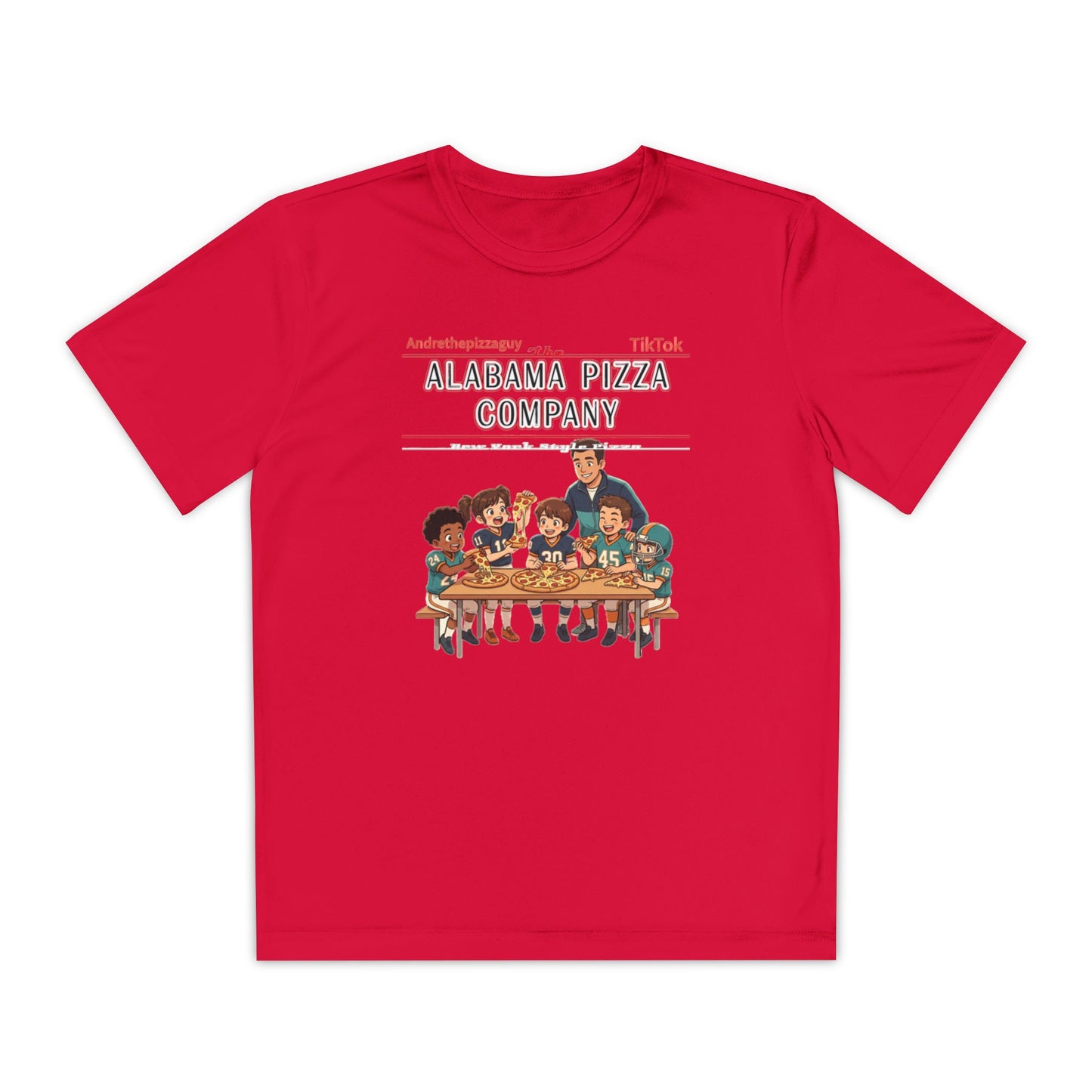 Alabama Pizza Company Kids Tee – Retro Pizza Night Graphic Youth T-Shirt