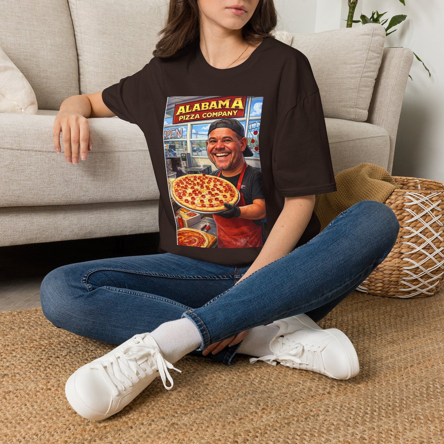 Alabama Pizza Company T-Shirt — Retro Pizzeria Graphic Tee