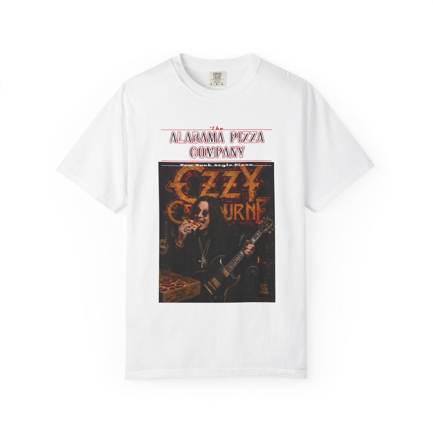 Ozzy Osbourne Pizza Company Graphic T-Shirt