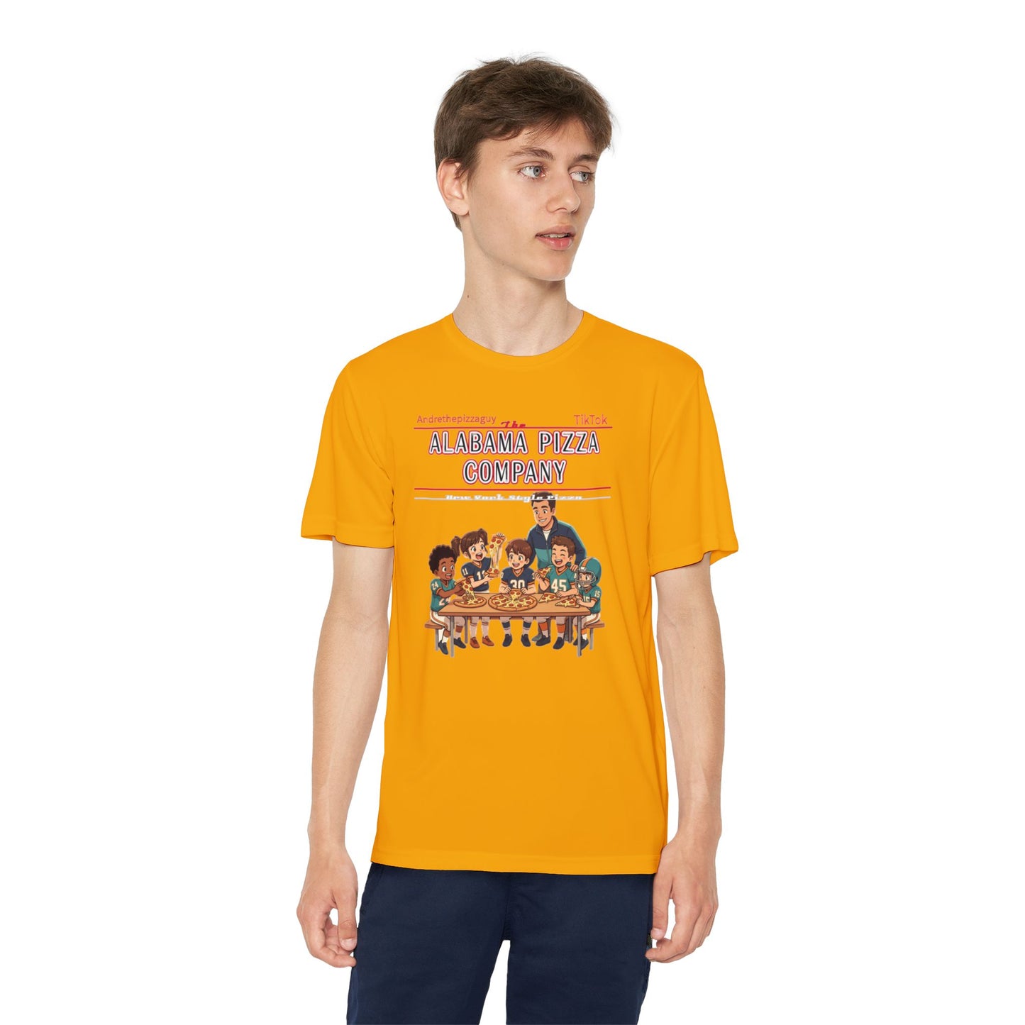 Alabama Pizza Company Kids Tee – Retro Pizza Night Graphic Youth T-Shirt