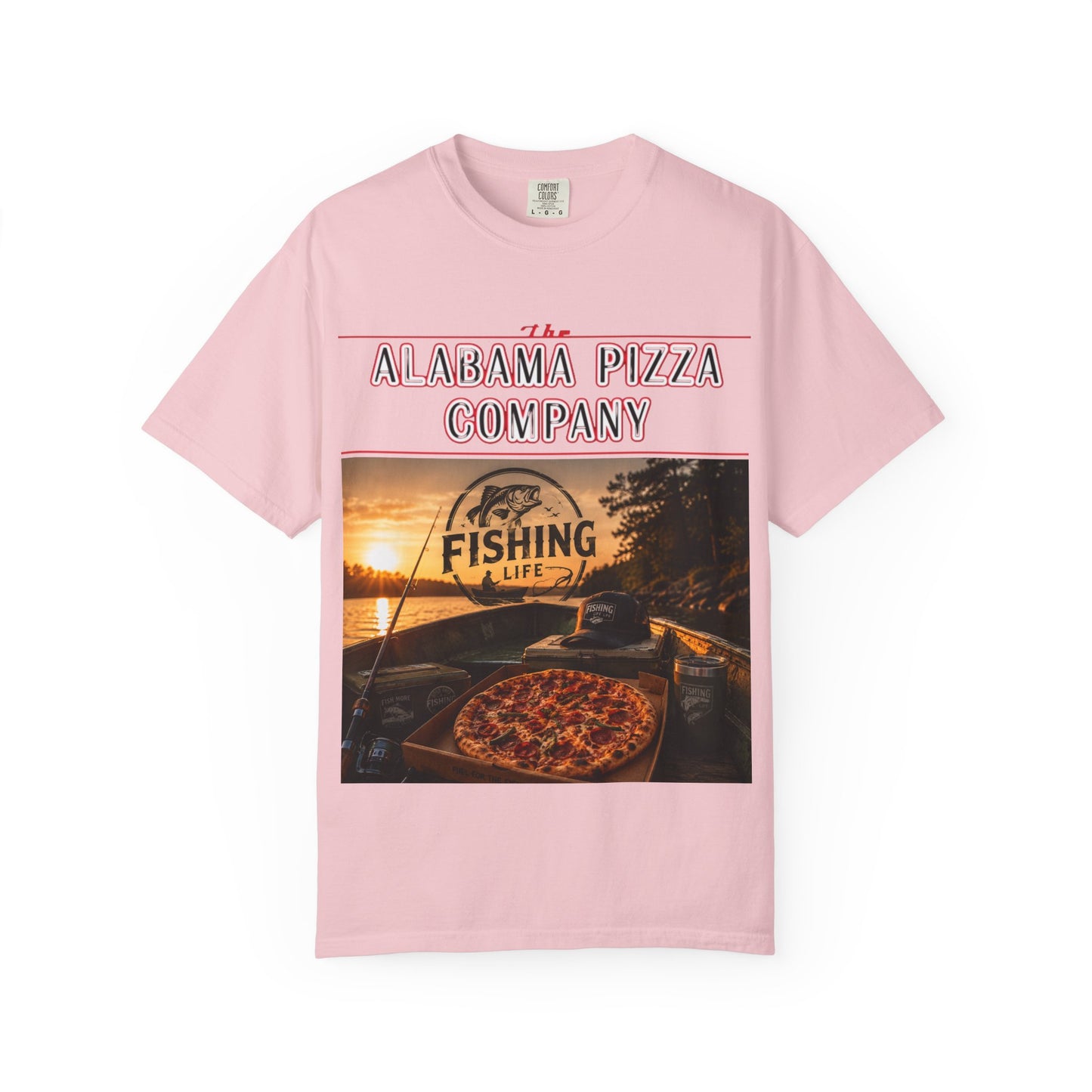 Alabama Pizza Co. Fishing Life T-Shirt