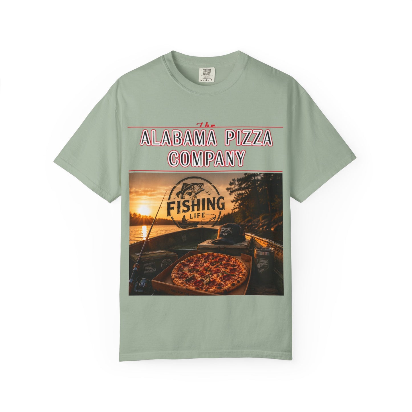 Alabama Pizza Co. Fishing Life T-Shirt