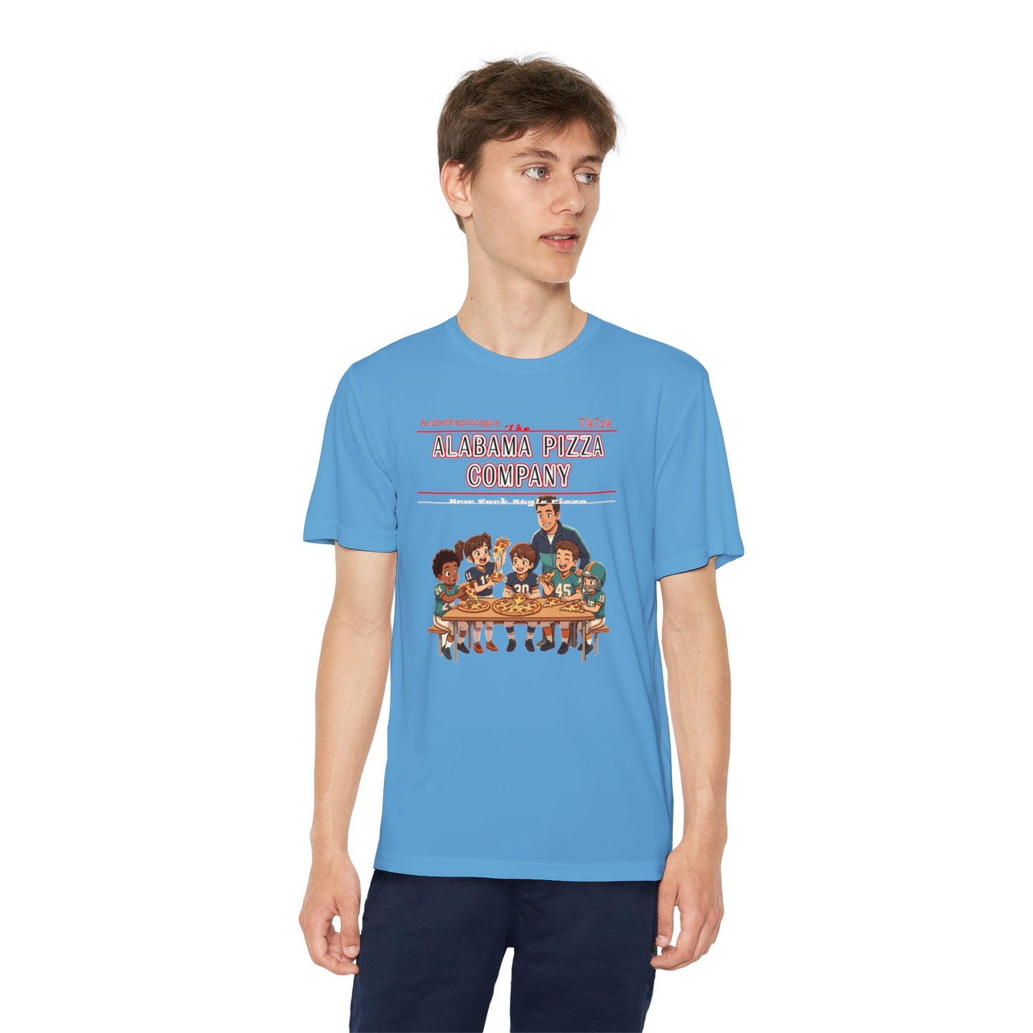 Alabama Pizza Company Kids Tee – Retro Pizza Night Graphic Youth T-Shirt