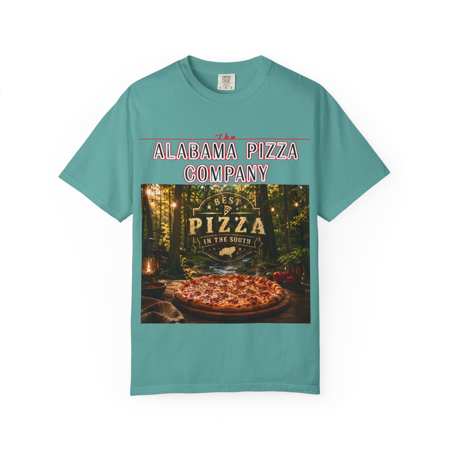 Alabama Pizza Company T-Shirt — Rustic Wood-Fired Pizza Graphic Tee