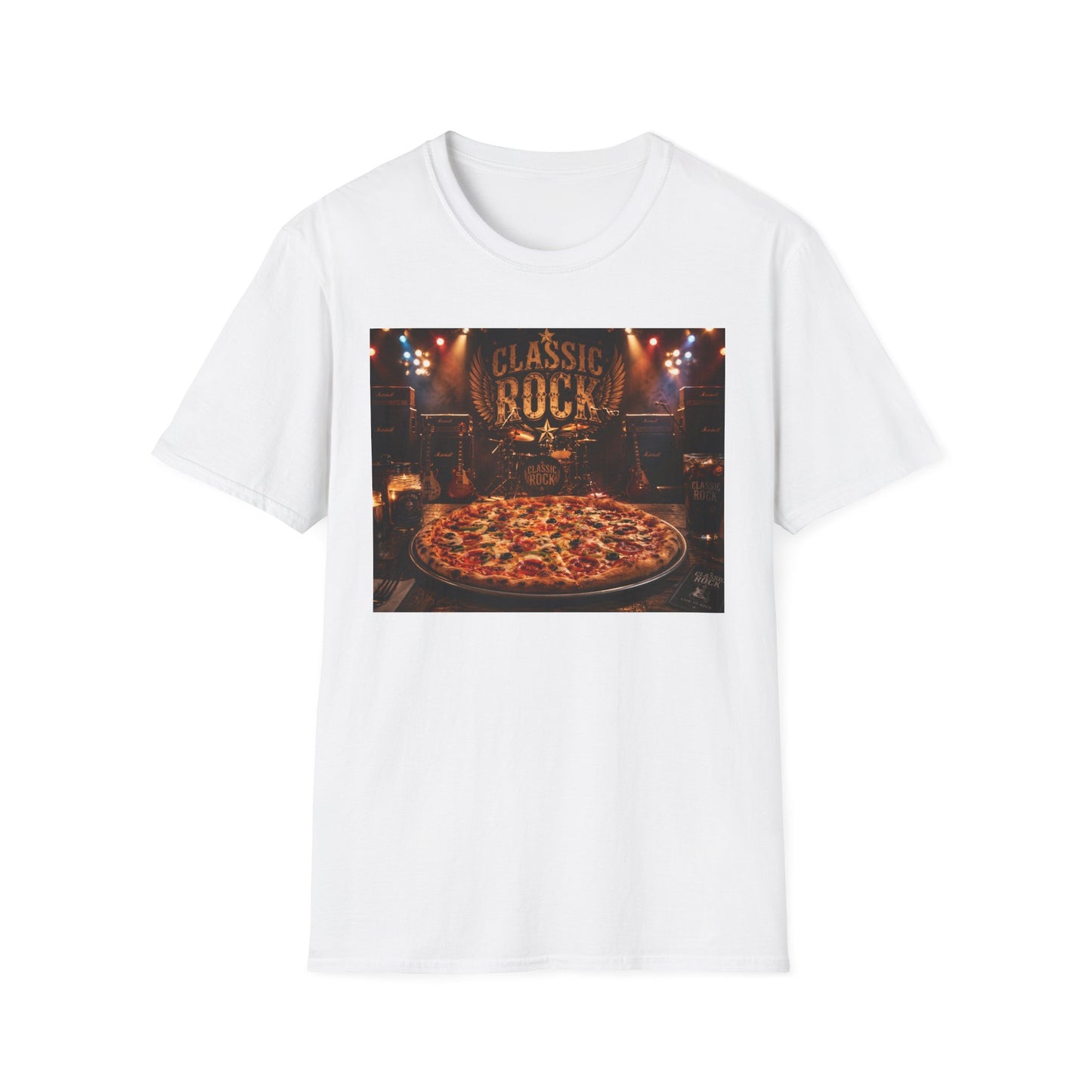 Classic Rock Pizza T-Shirt