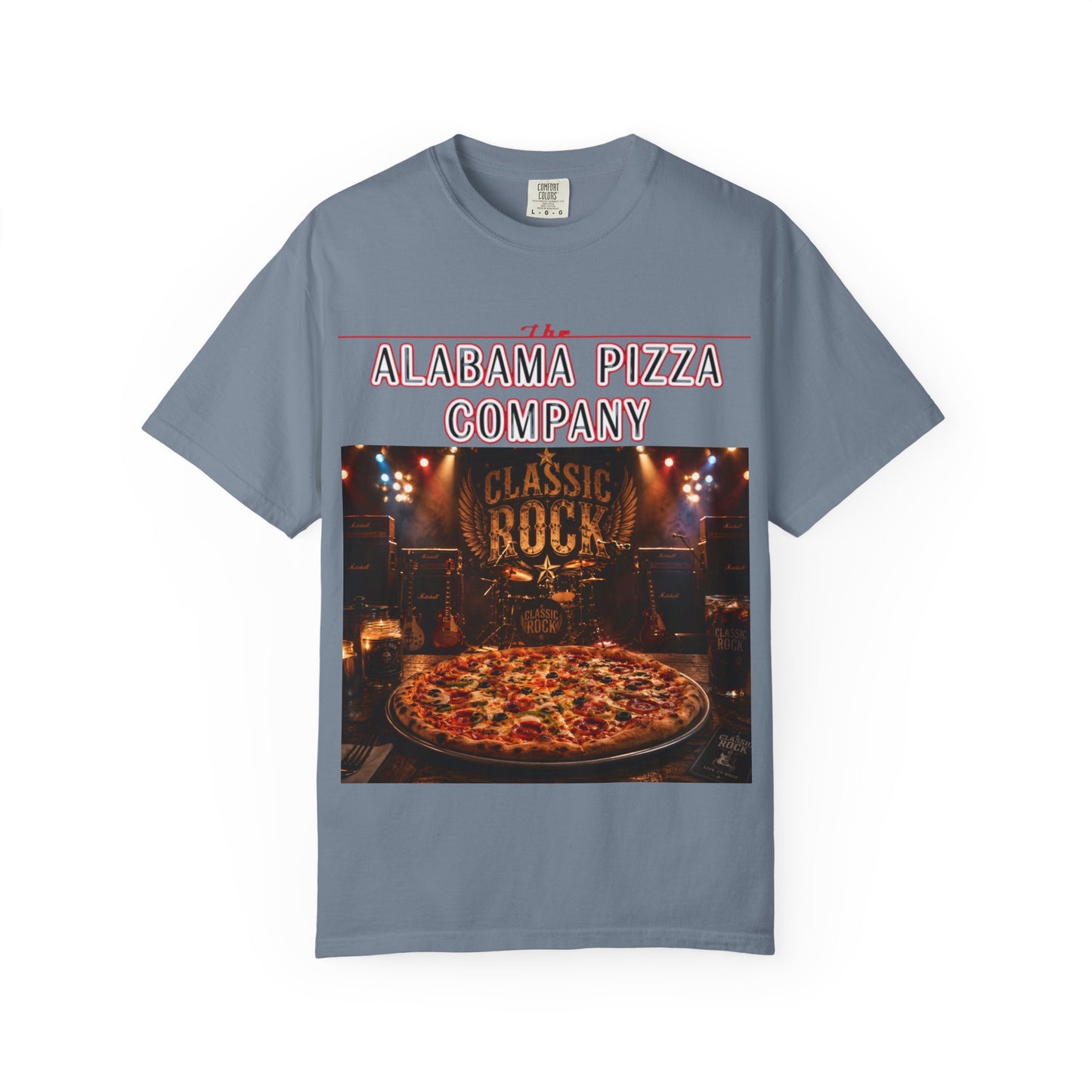 Pizza & Classic Rock T-Shirt — The Alabama Pizza Company Graphic Tee
