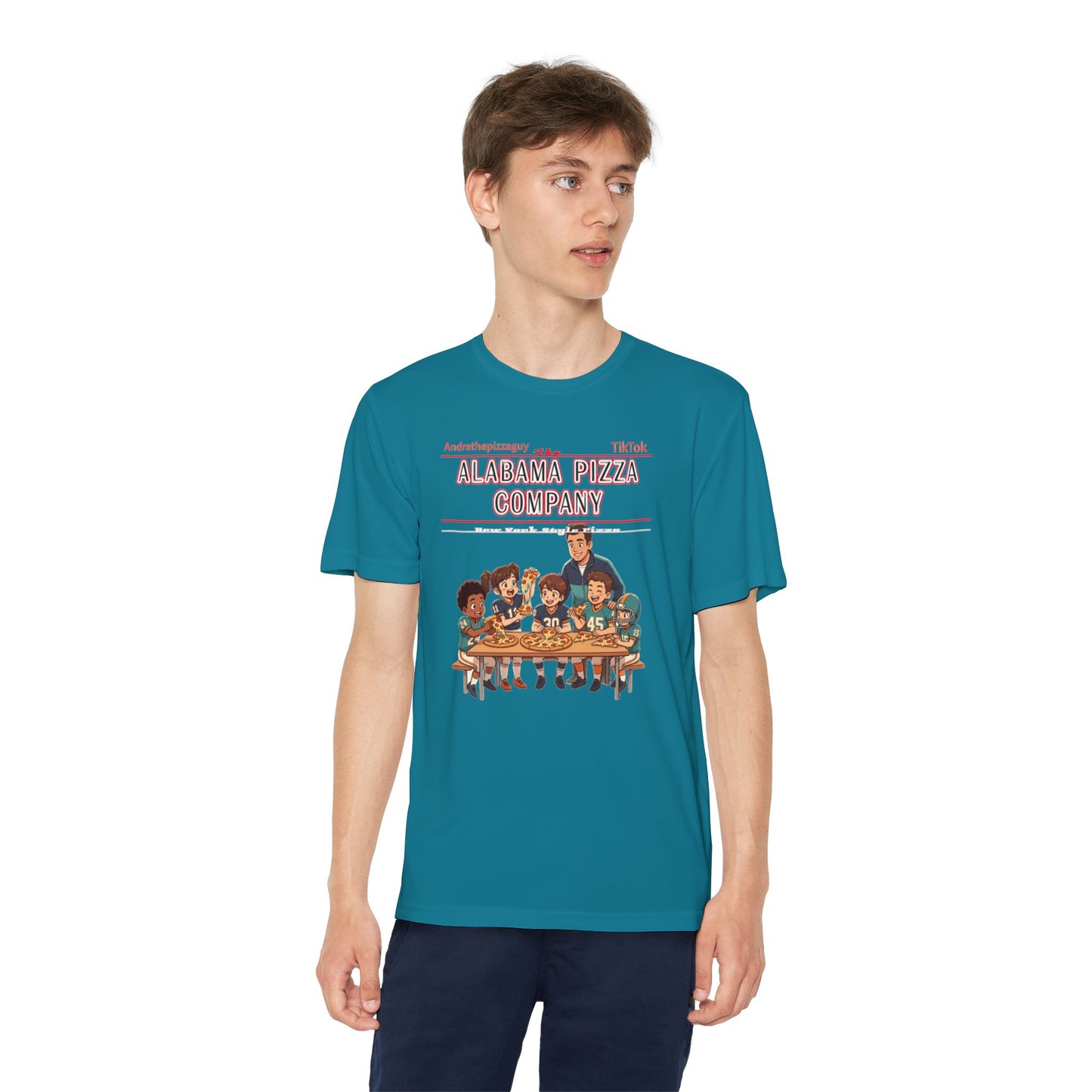 Alabama Pizza Company Kids Tee – Retro Pizza Night Graphic Youth T-Shirt