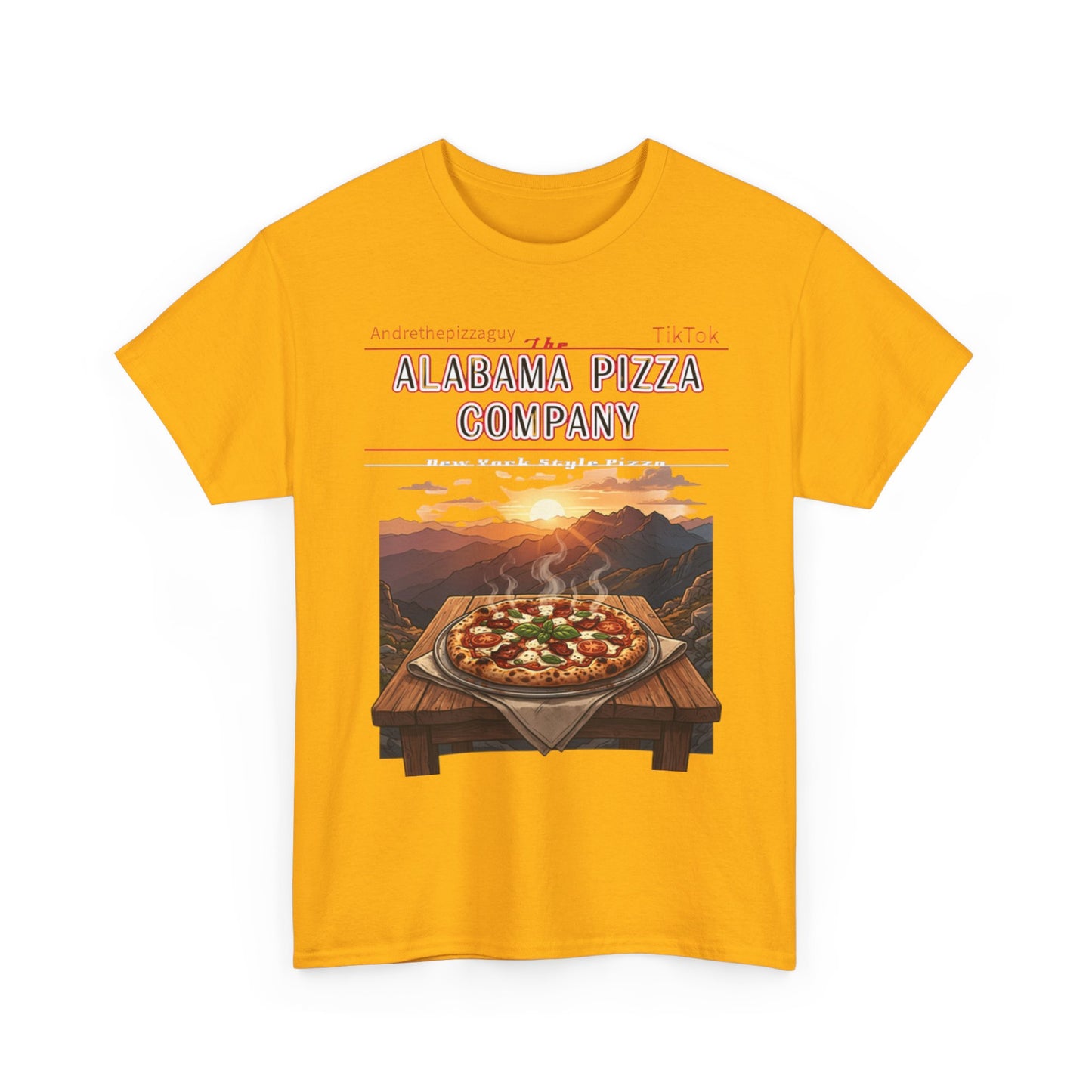 Alabama Pizza Company Tee – Scenic Mountain Pizza Graphic Shirt