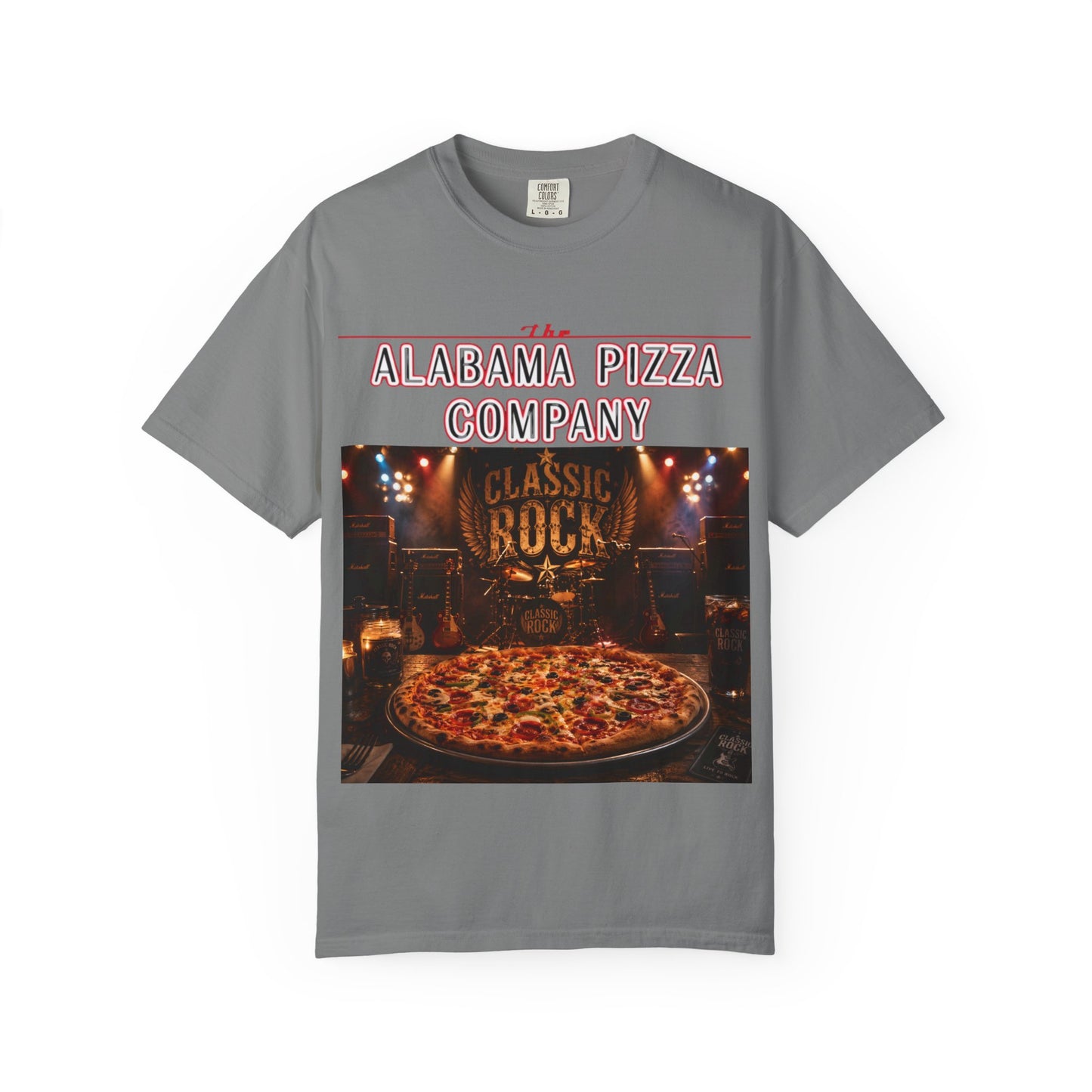 Pizza & Classic Rock T-Shirt — The Alabama Pizza Company Graphic Tee