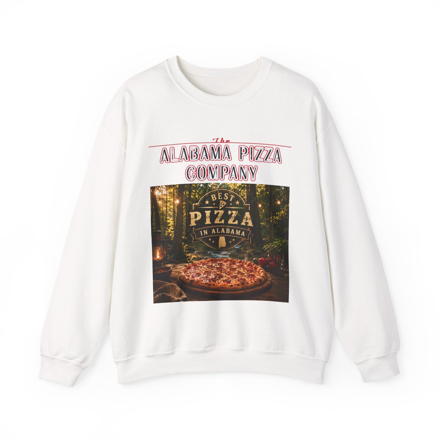 Alabama Pizza Company Sweatshirt — "Best Pizza in Alabama" Crewneck