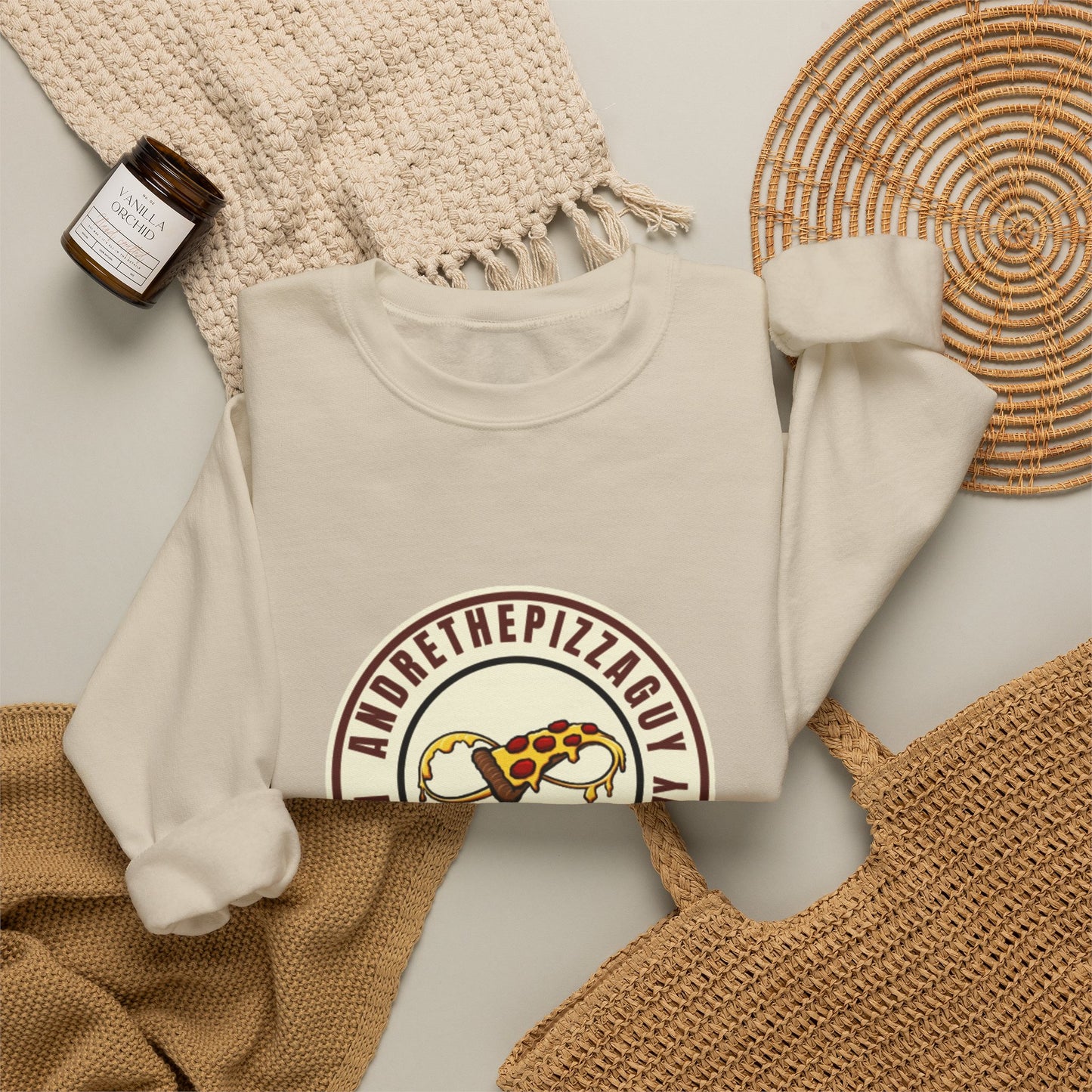 Pizza Logo Crewneck Sweatshirt – AndreyThePizzaGuy Alabama Pizza Company