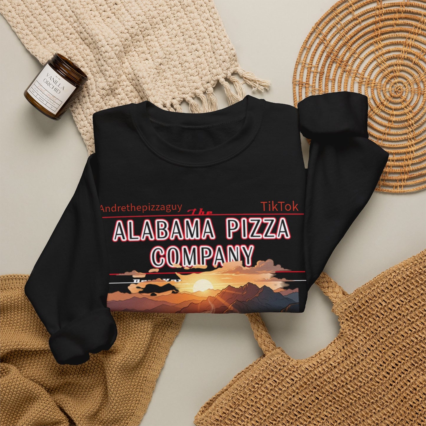 Alabama Pizza Company Sweatshirt – Vintage Mountain Pizza Crewneck