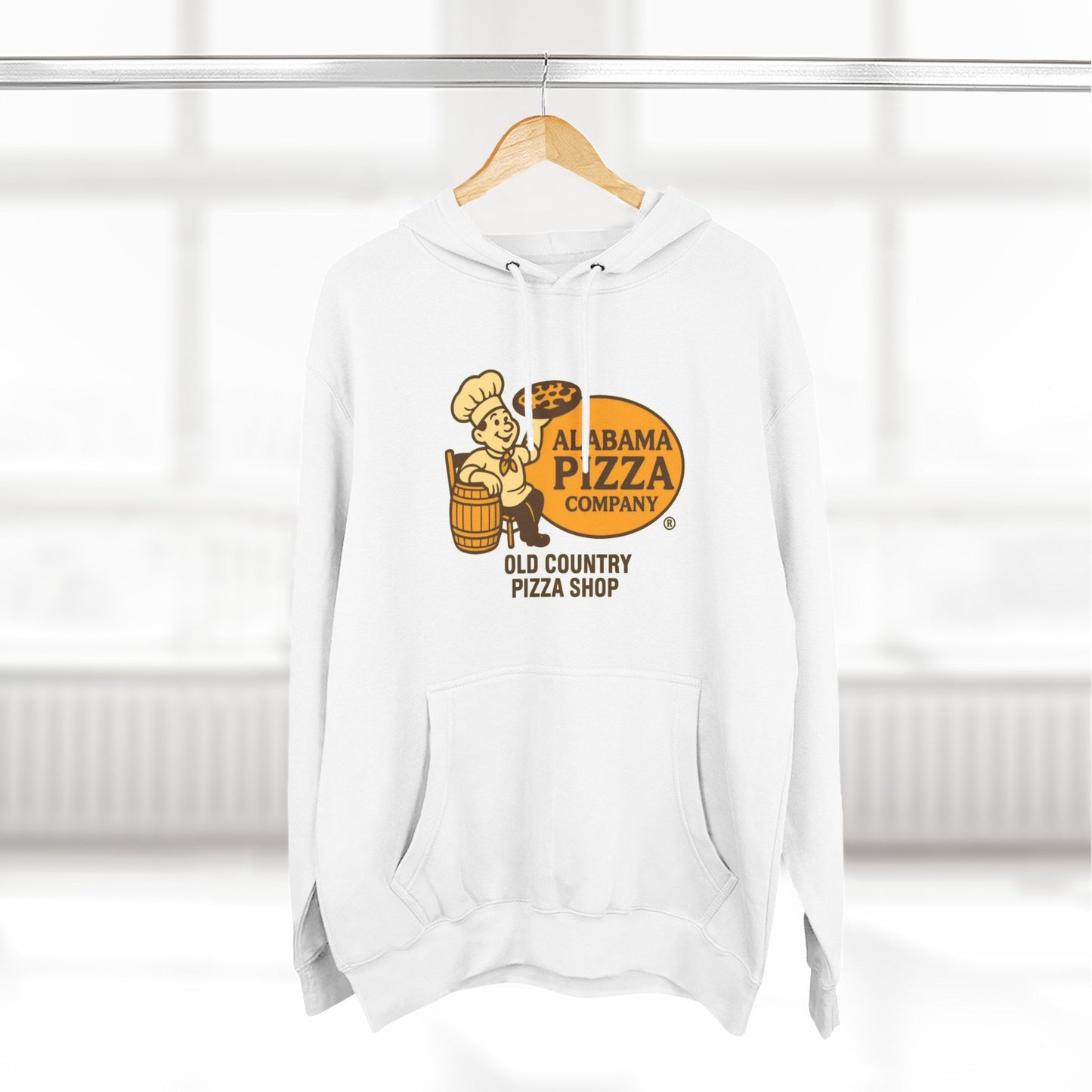 Alabama Pizza Company Logo Hoodie — Old Country Pizza Shop Pullover