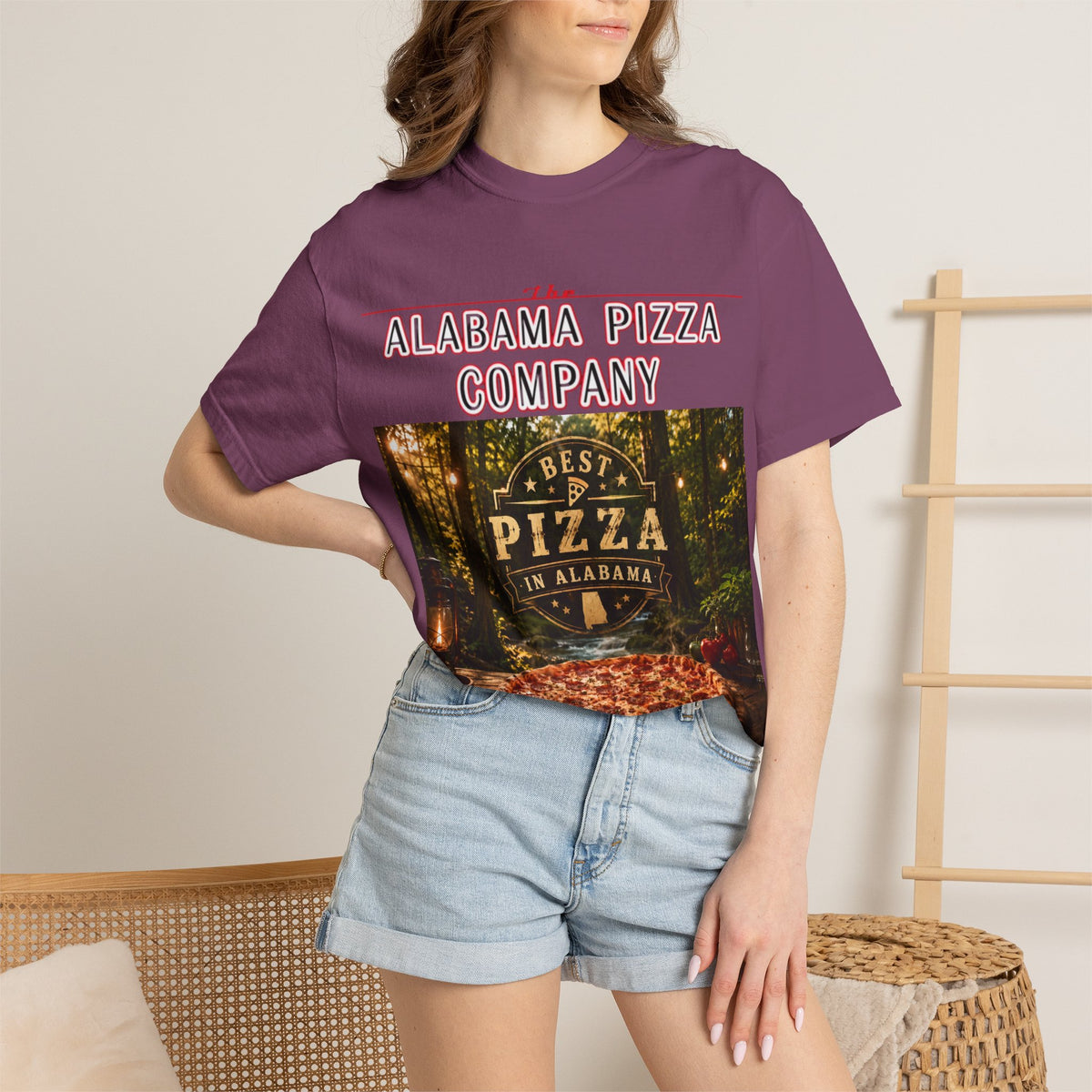 Alabama Pizza Company T‑Shirt – Best Pizza in Alabama Graphic Tee