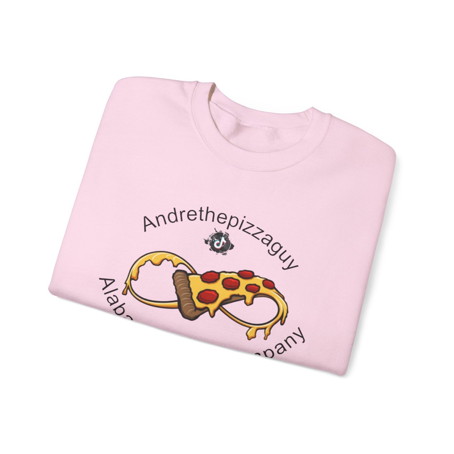 Pizza Logo Crewneck Sweatshirt — "Andrethepizzaguy" Alabama Pizza Company