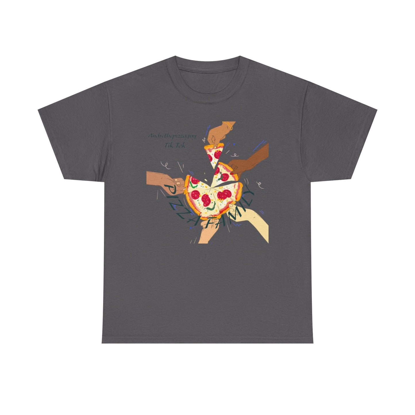 Pizza Family T-Shirt — Together Share Slice Graphic Tee