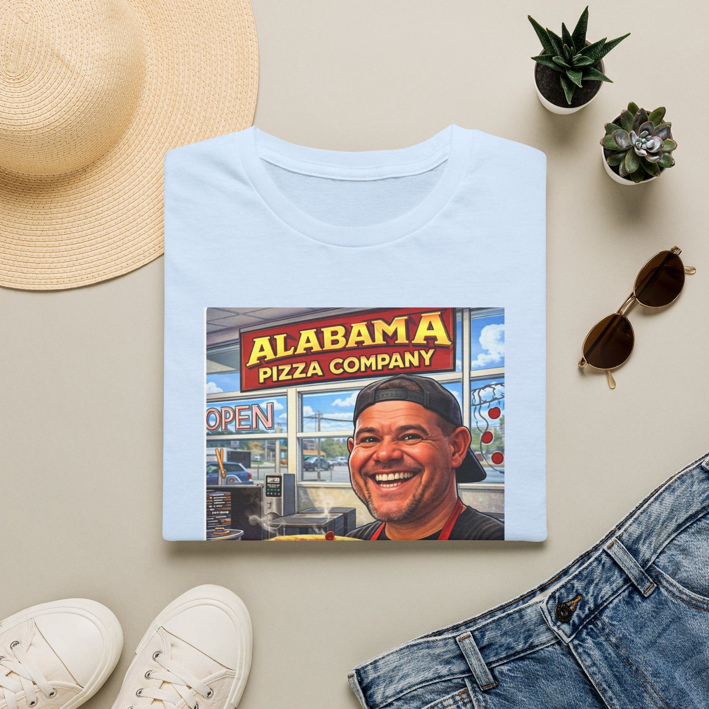 Alabama Pizza Company T-Shirt — Retro Pizzeria Graphic Tee