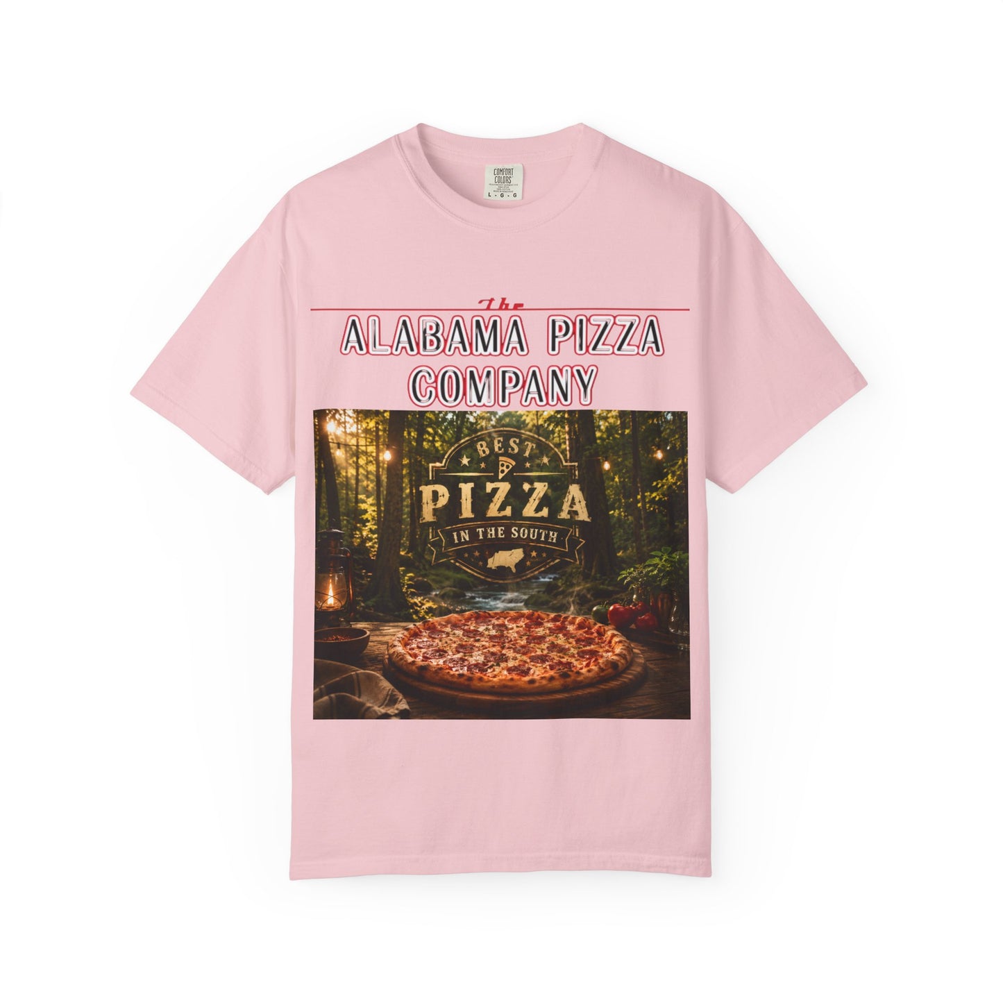 Alabama Pizza Company T-Shirt — Rustic Wood-Fired Pizza Graphic Tee