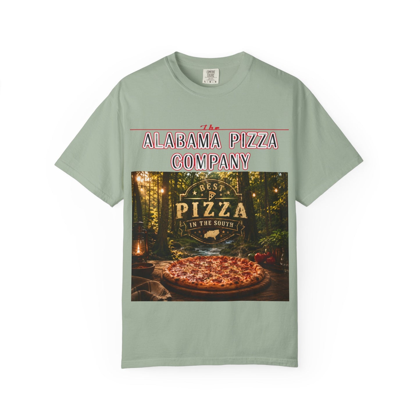 Alabama Pizza Company T-Shirt — Rustic Wood-Fired Pizza Graphic Tee